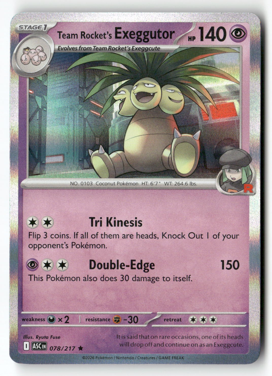 Team Rocket's Exeggutor