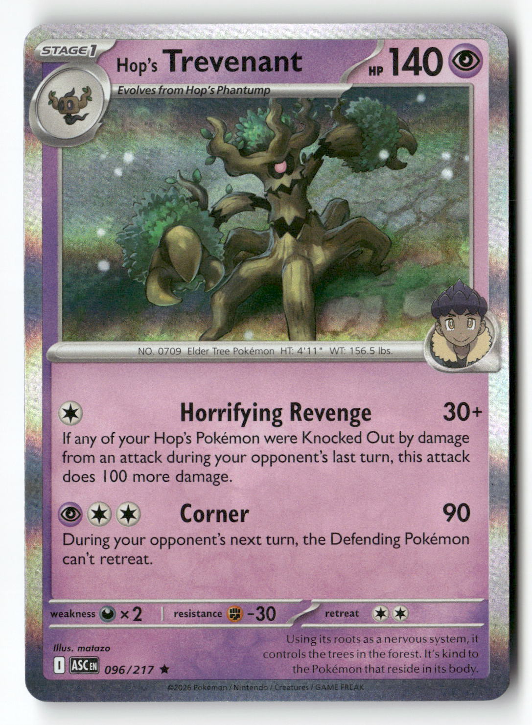 Hop's Trevenant - 096/217