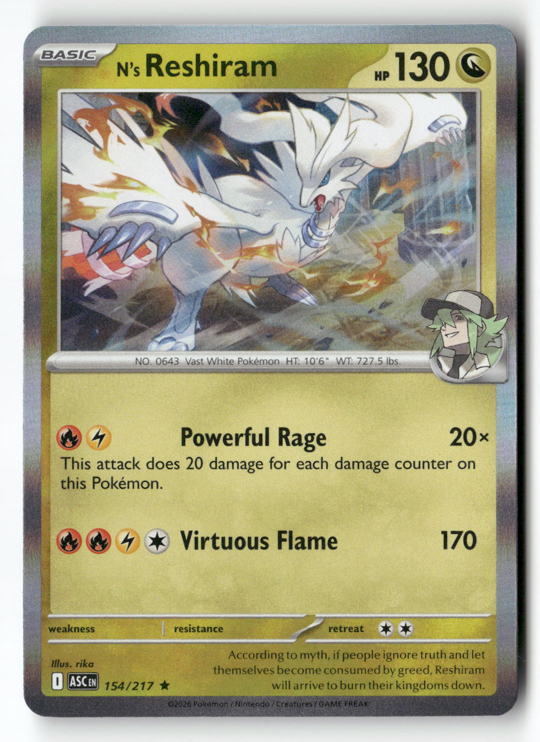 N's Reshiram