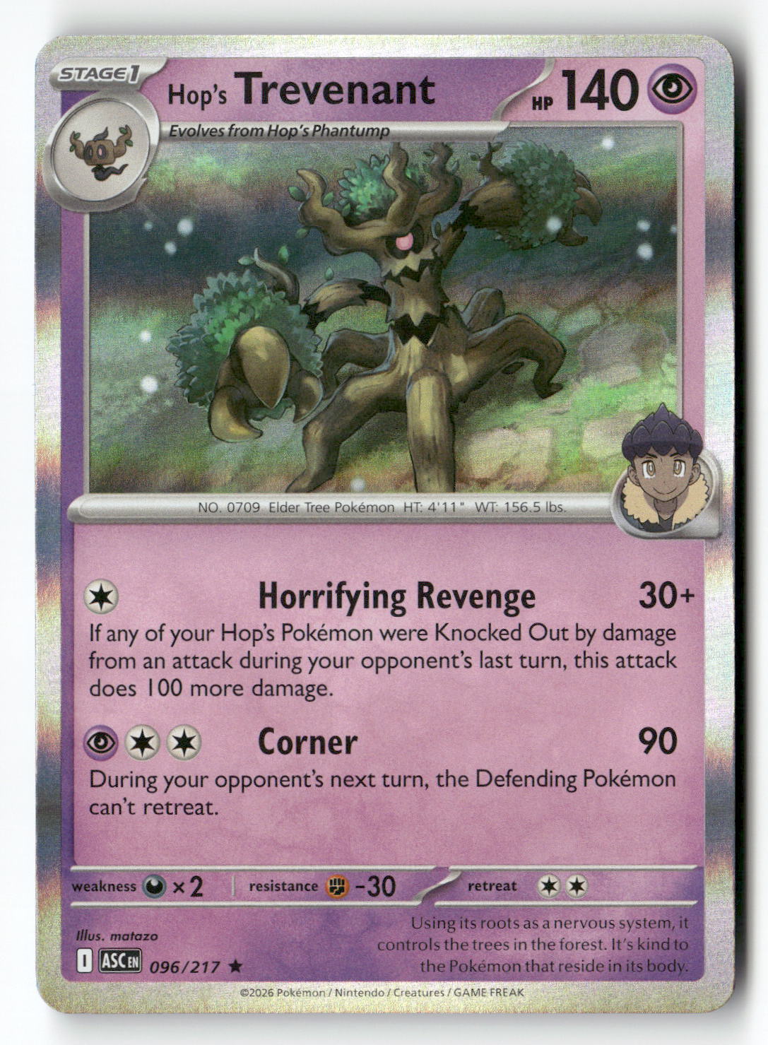 Hop's Trevenant - 096/217