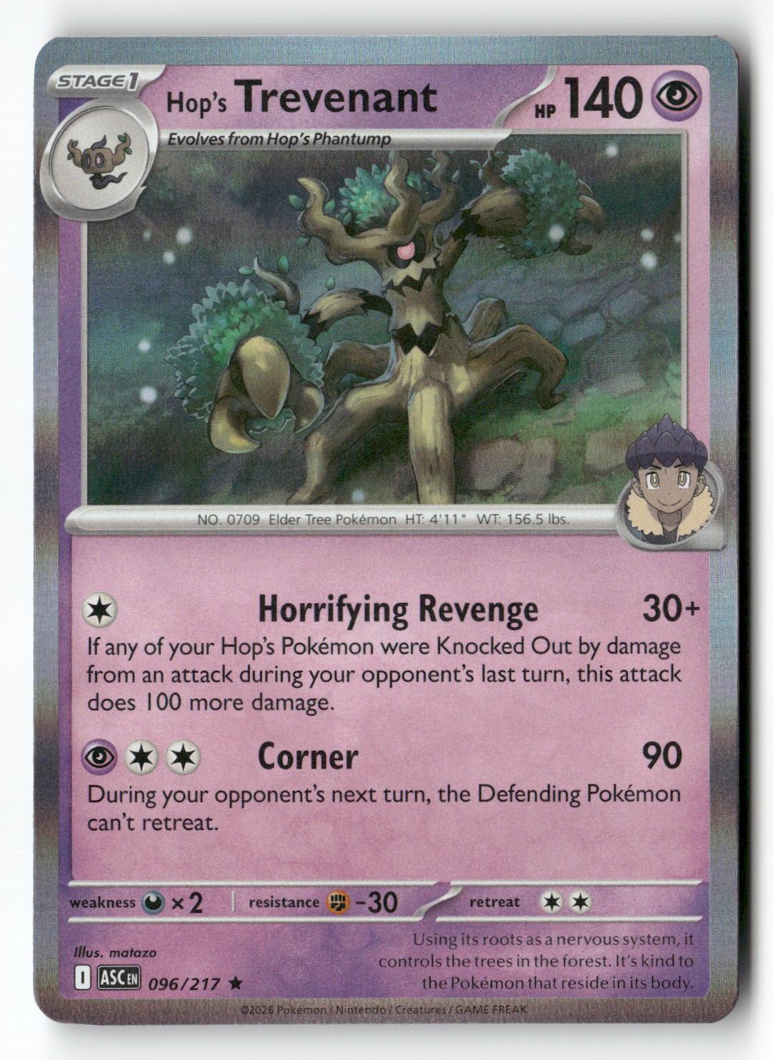 Hop's Trevenant - 096/217