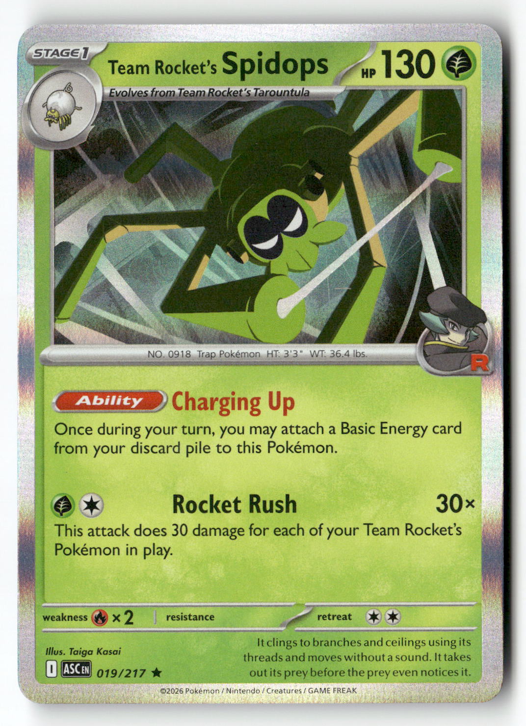 Team Rocket's Spidops