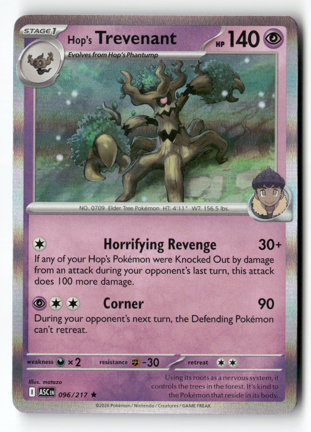 Hop's Trevenant - 096/217