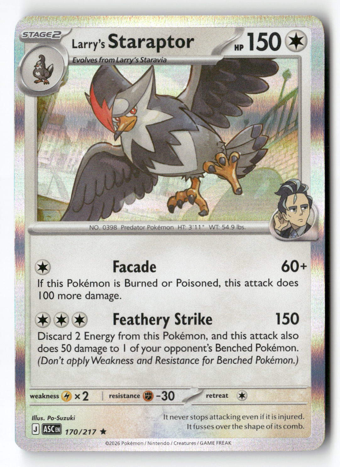 Larry's Staraptor - 170/217