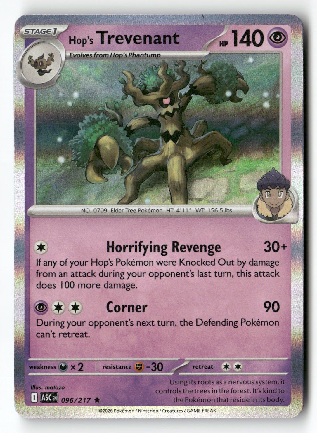 Hop's Trevenant - 096/217