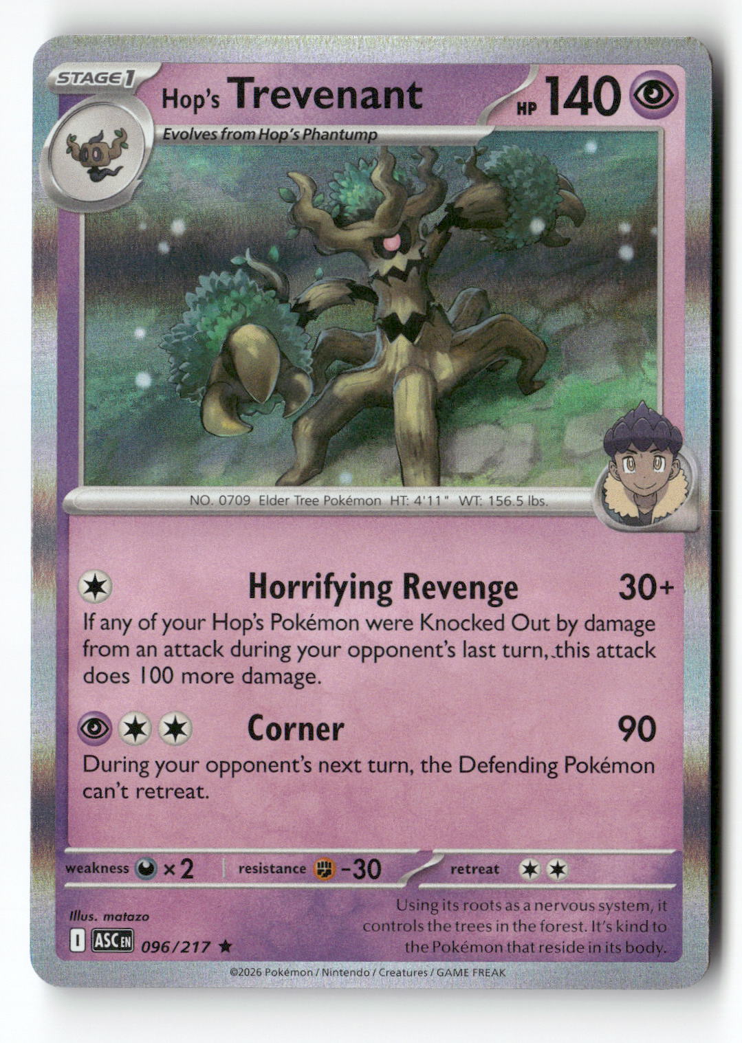 Hop's Trevenant - 096/217