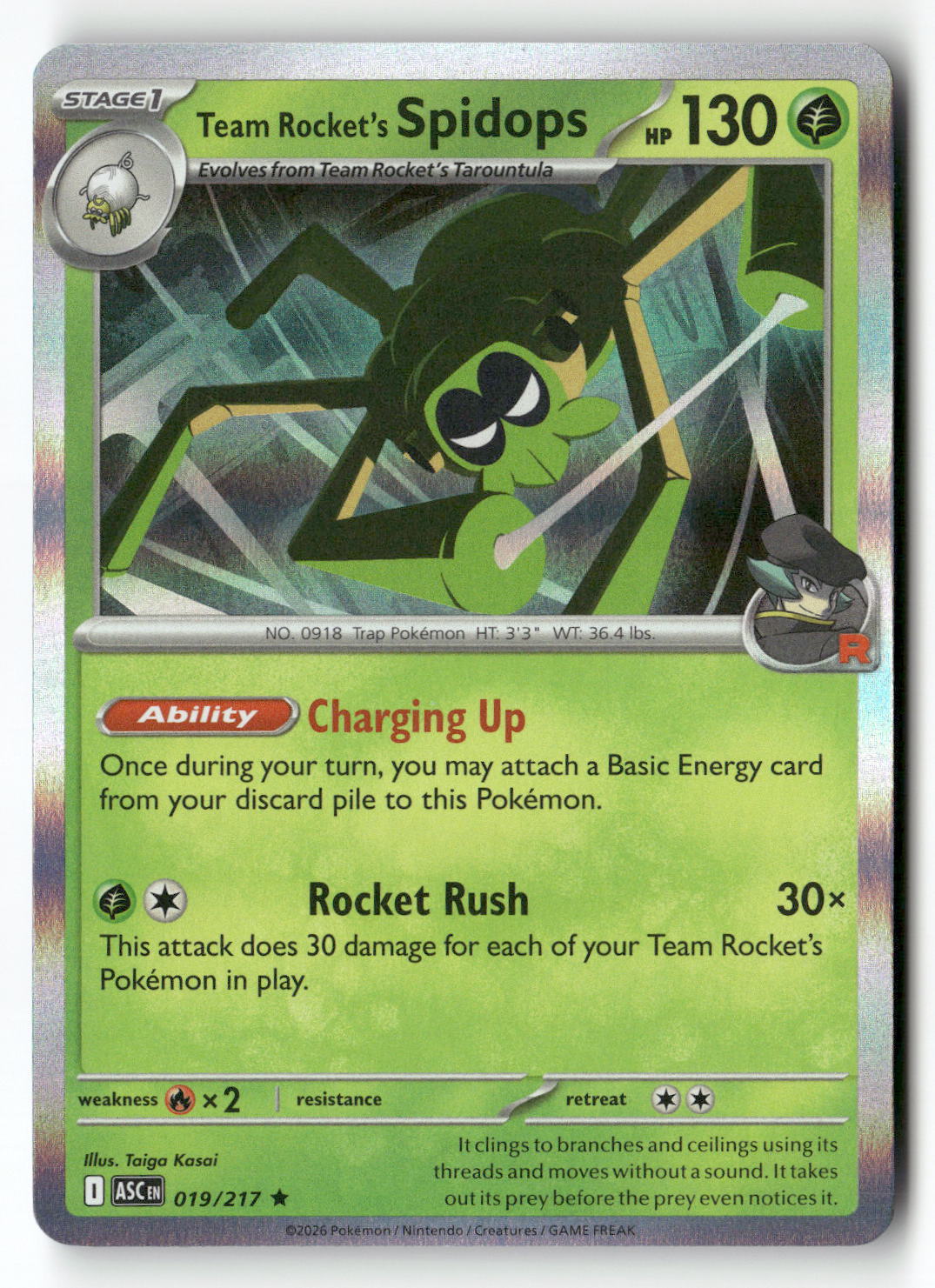 Team Rocket's Spidops
