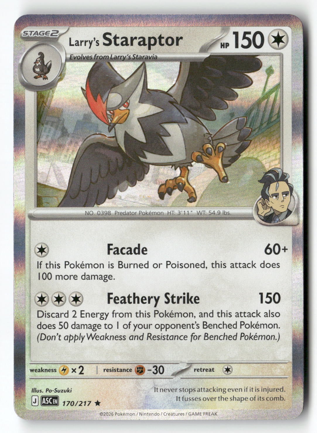 Larry's Staraptor - 170/217
