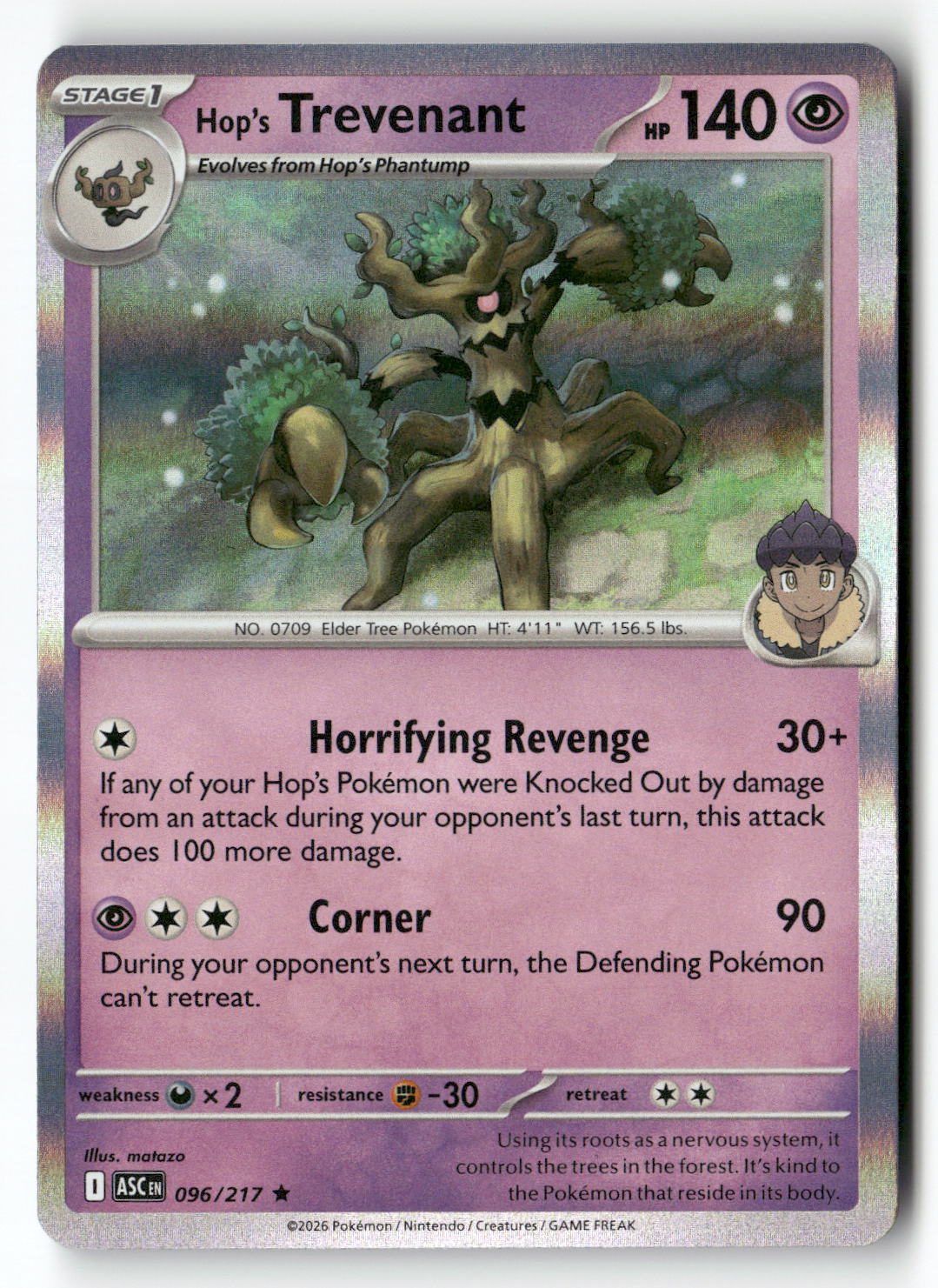 Hop's Trevenant - 096/217