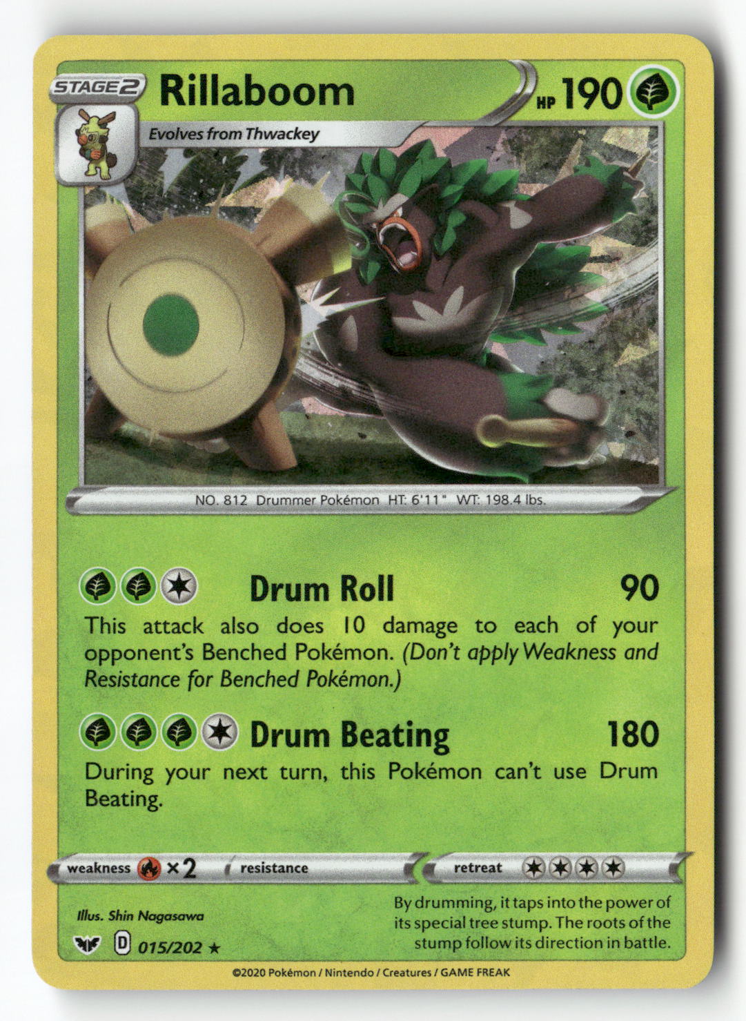 Rillaboom - 015/202 (Cracked Ice Holo)