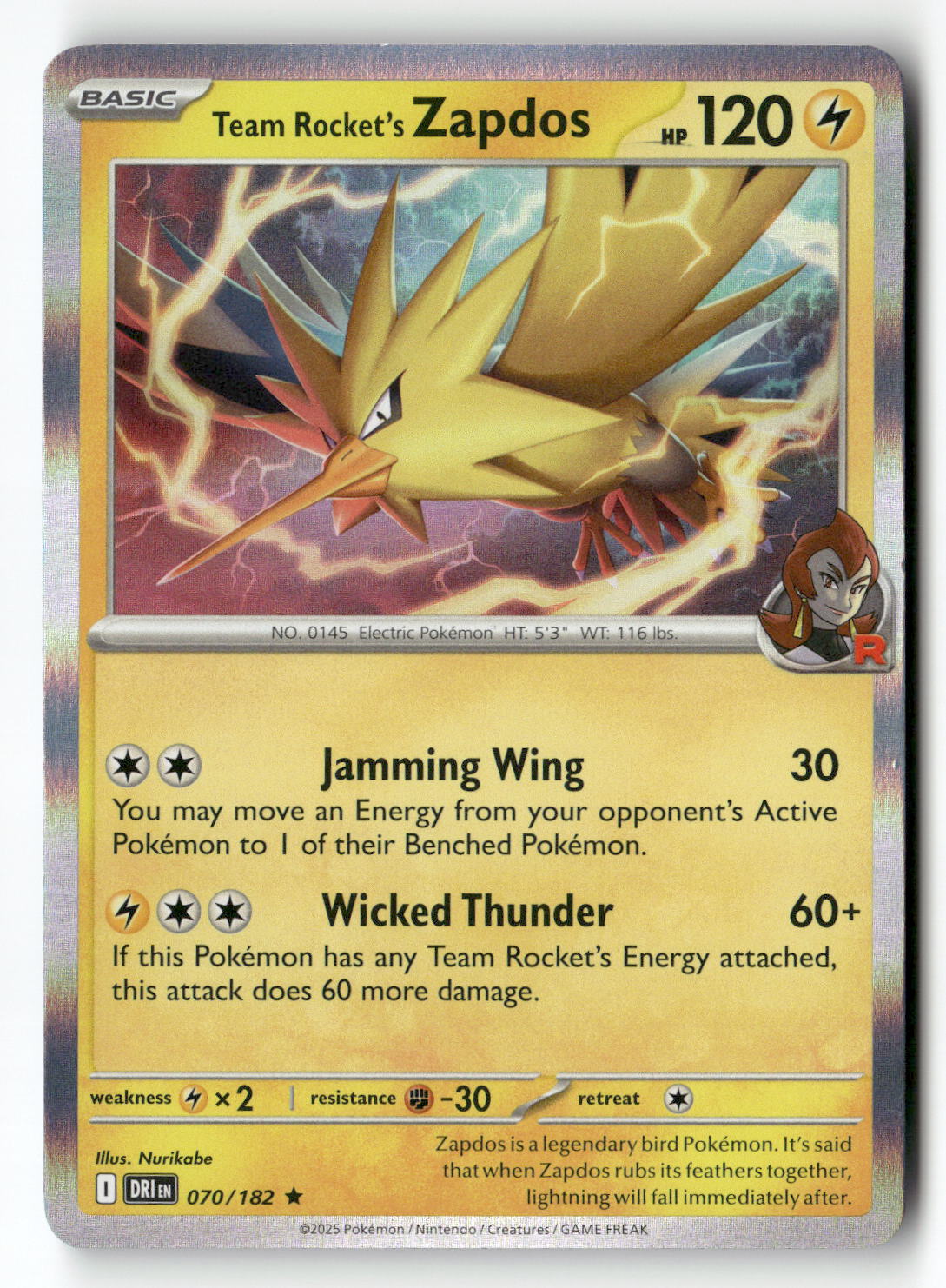 Team Rocket's Zapdos