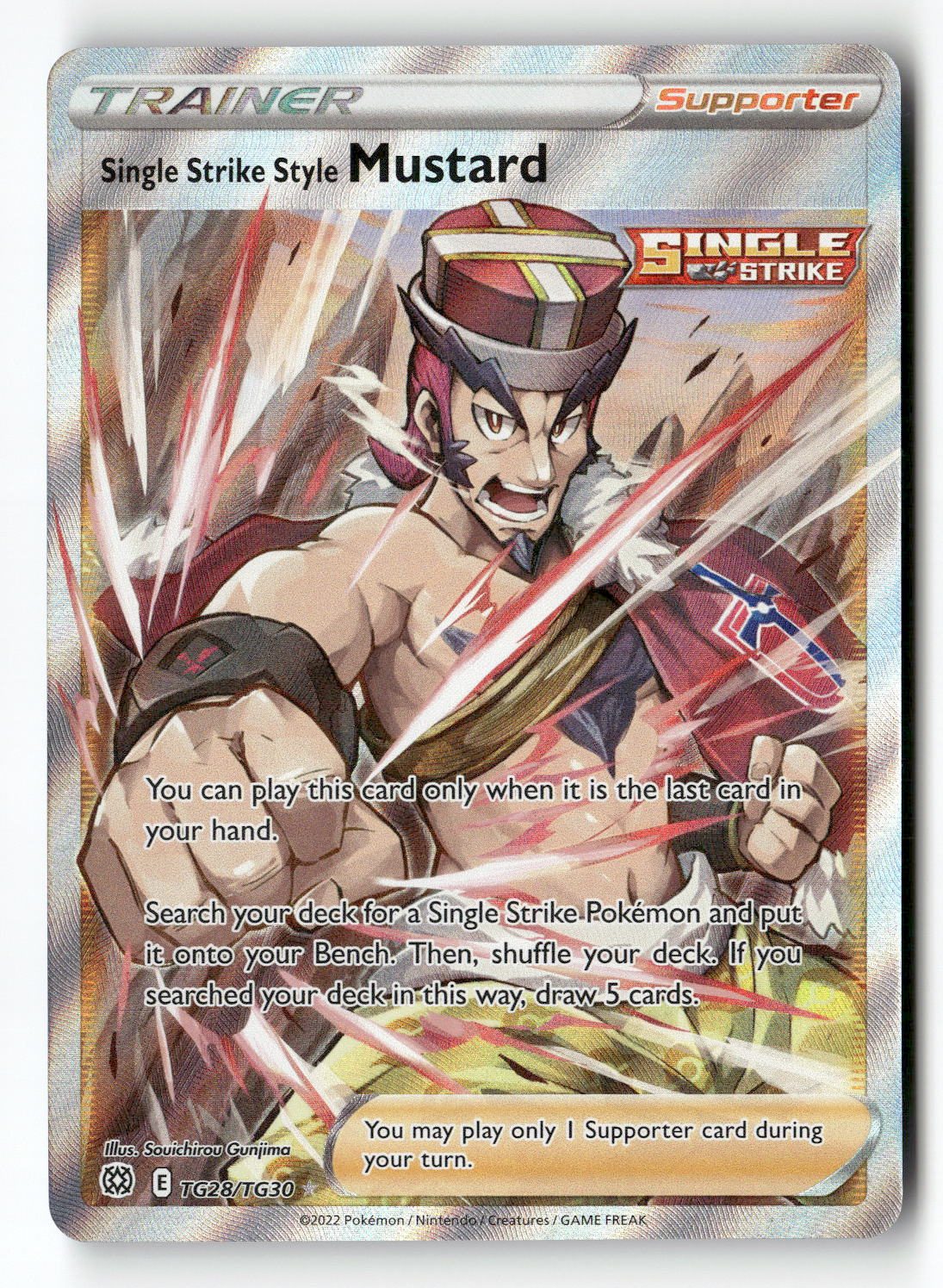 Single Strike Style Mustard
