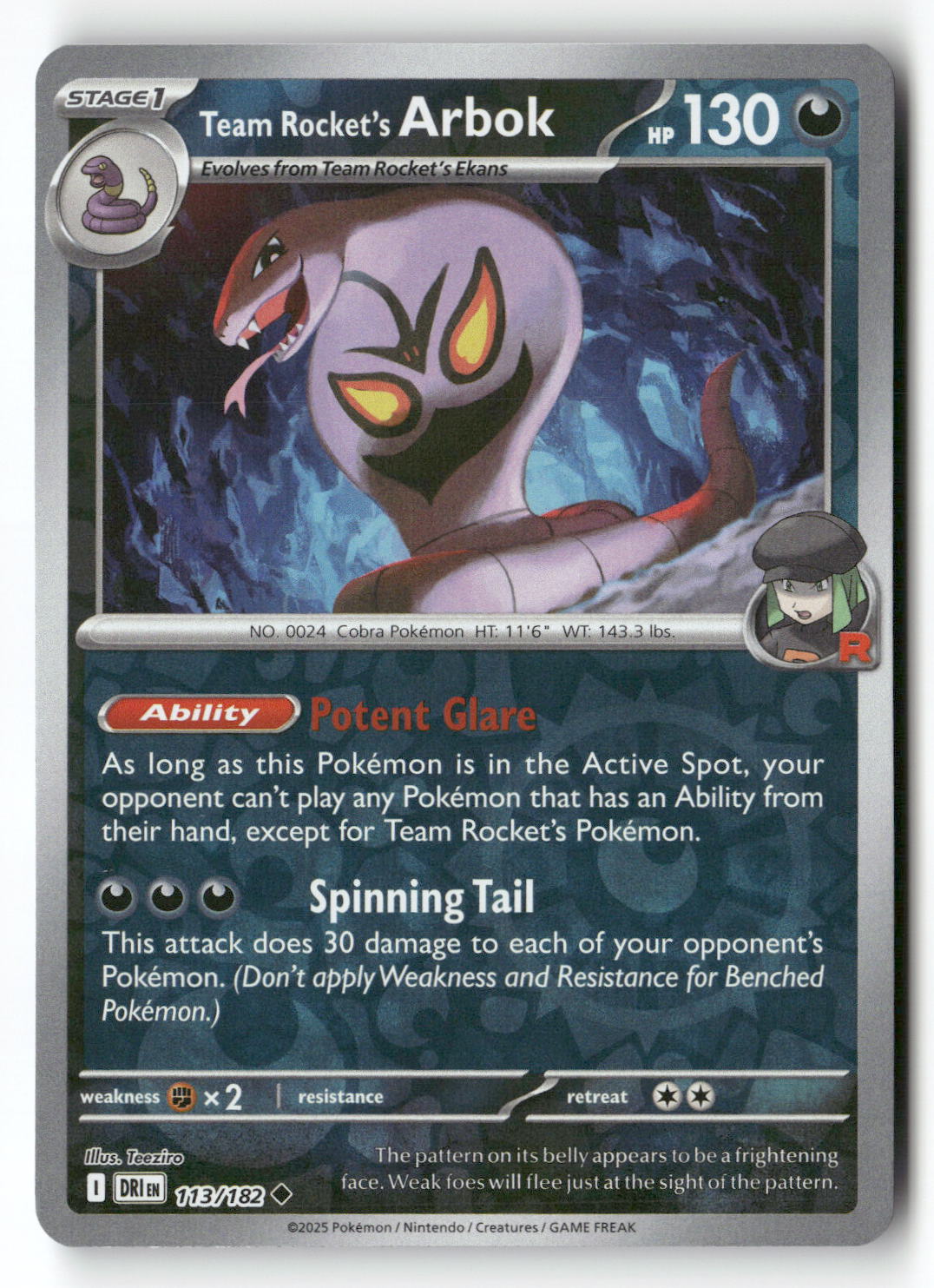 Team Rocket's Arbok
