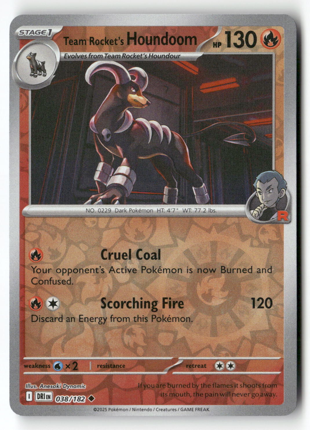 Team Rocket's Houndoom - 038/182