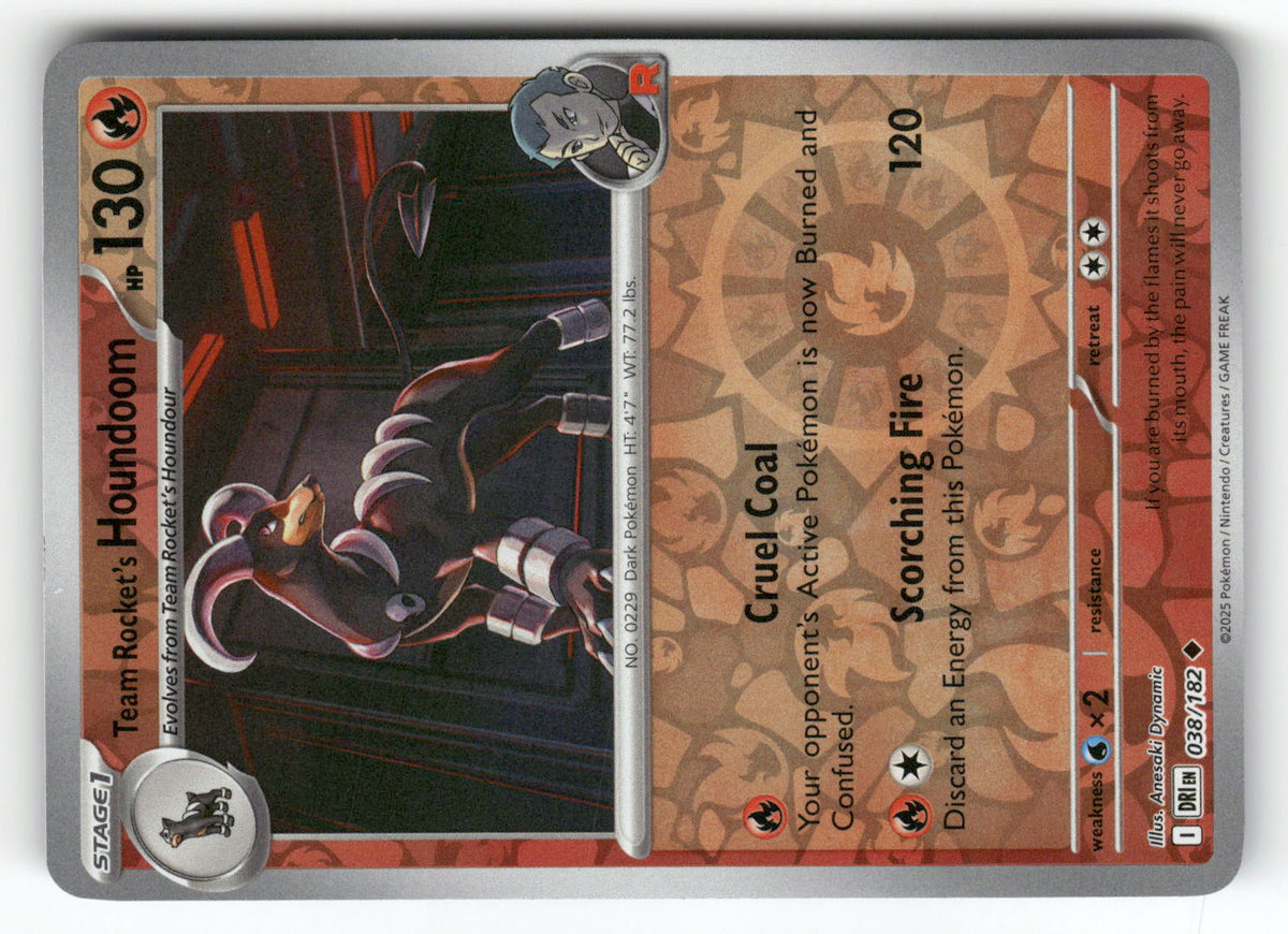 Team Rocket's Houndoom - 038/182