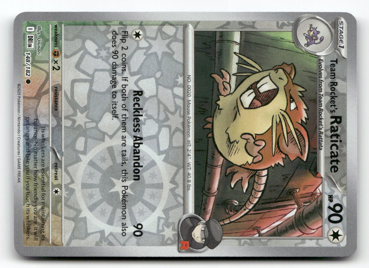 Team Rocket's Raticate - 148/182