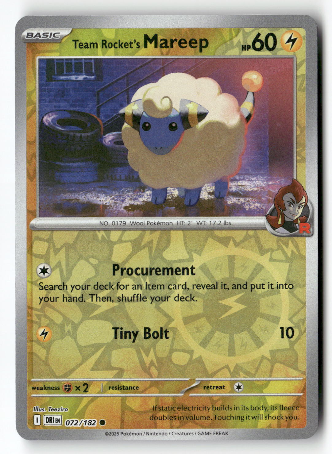 Team Rocket's Mareep