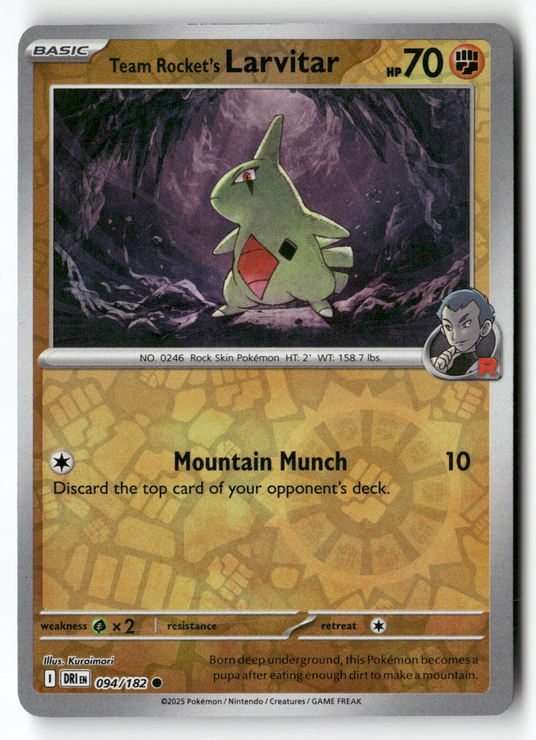 Team Rocket's Larvitar