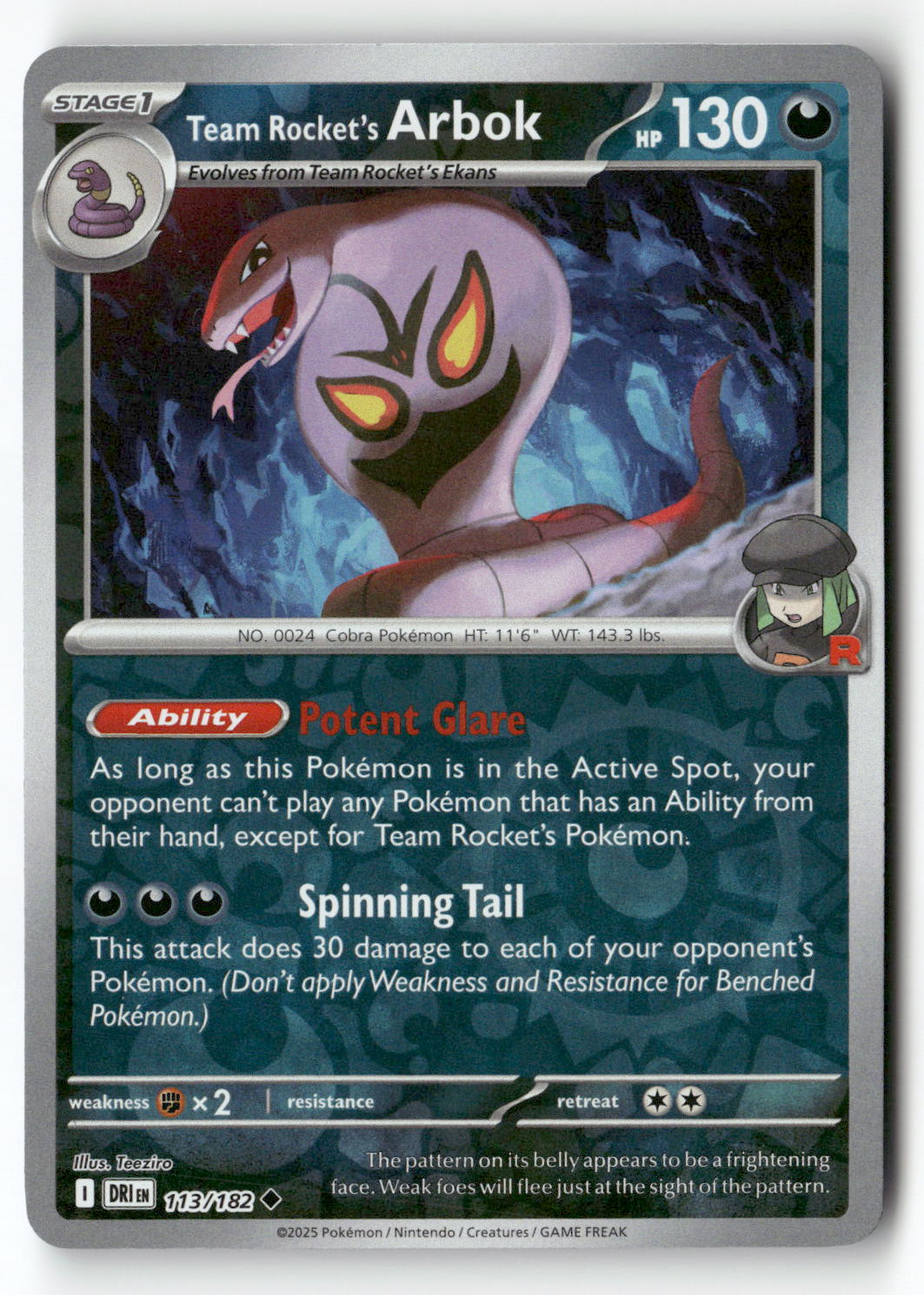 Team Rocket's Arbok