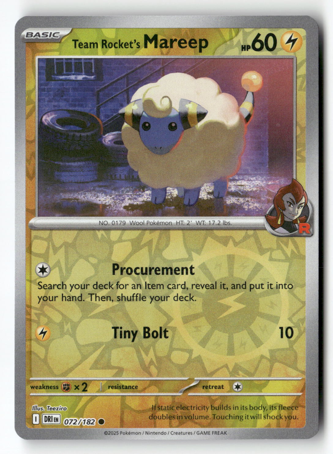 Team Rocket's Mareep
