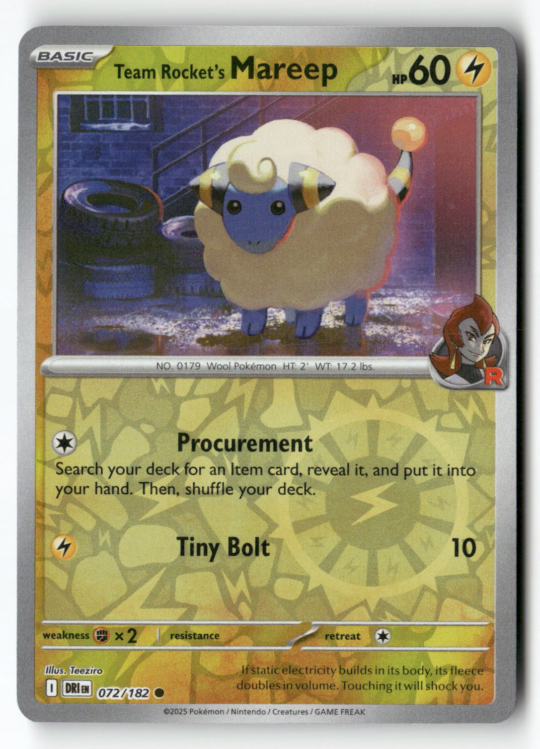 Team Rocket's Mareep