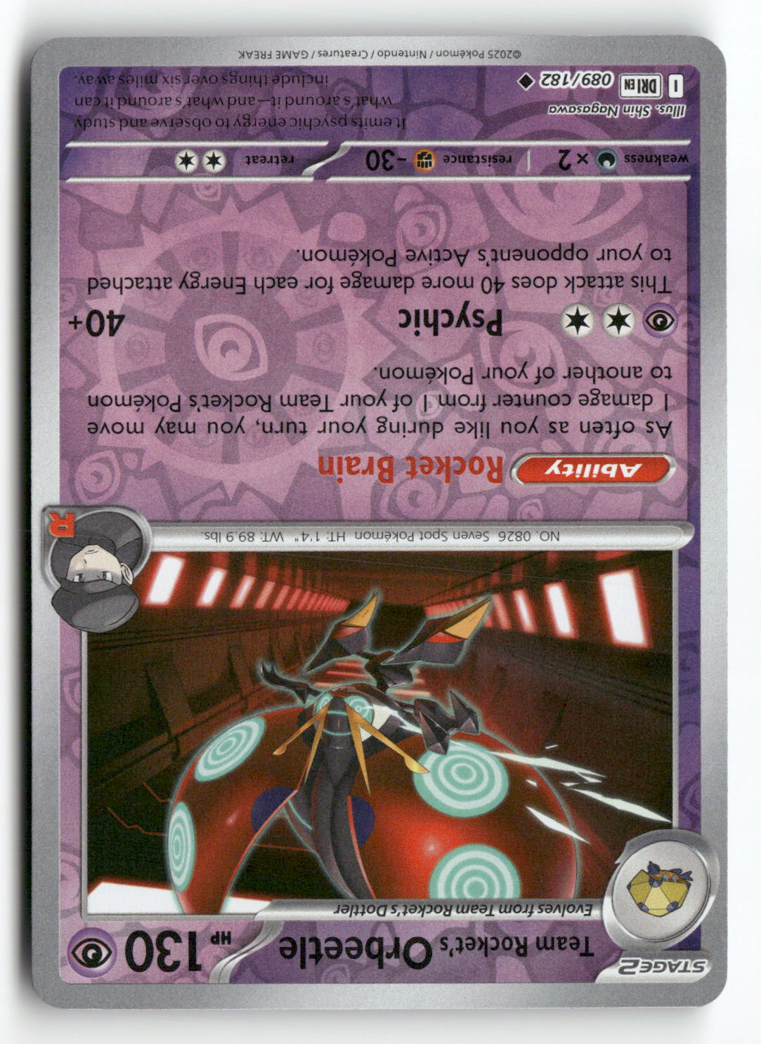 Team Rocket's Orbeetle - 089/182
