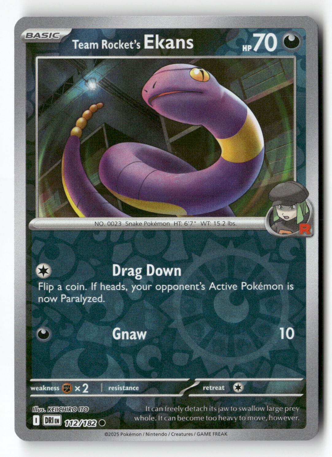 Team Rocket's Ekans