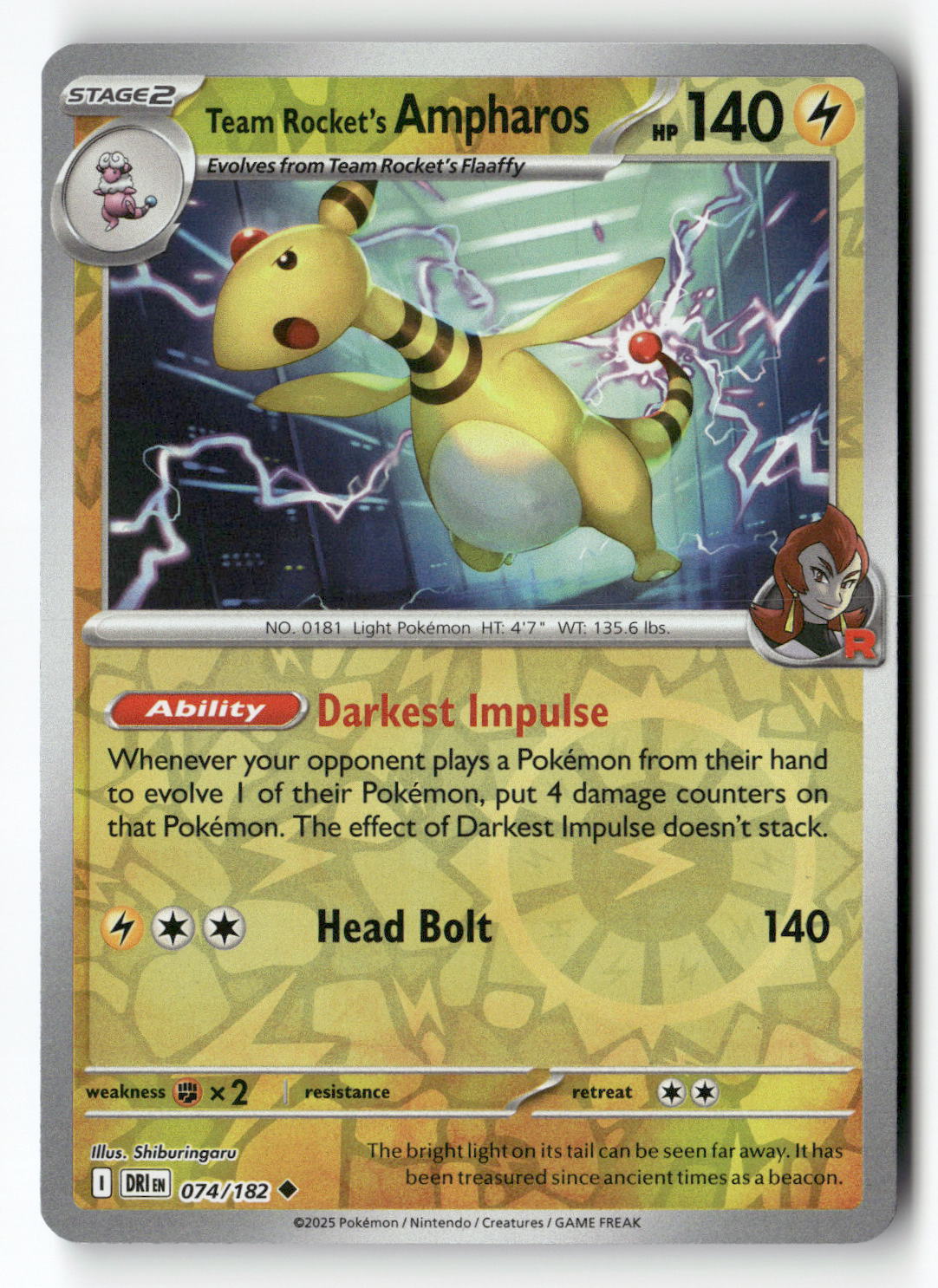 Team Rocket's Ampharos
