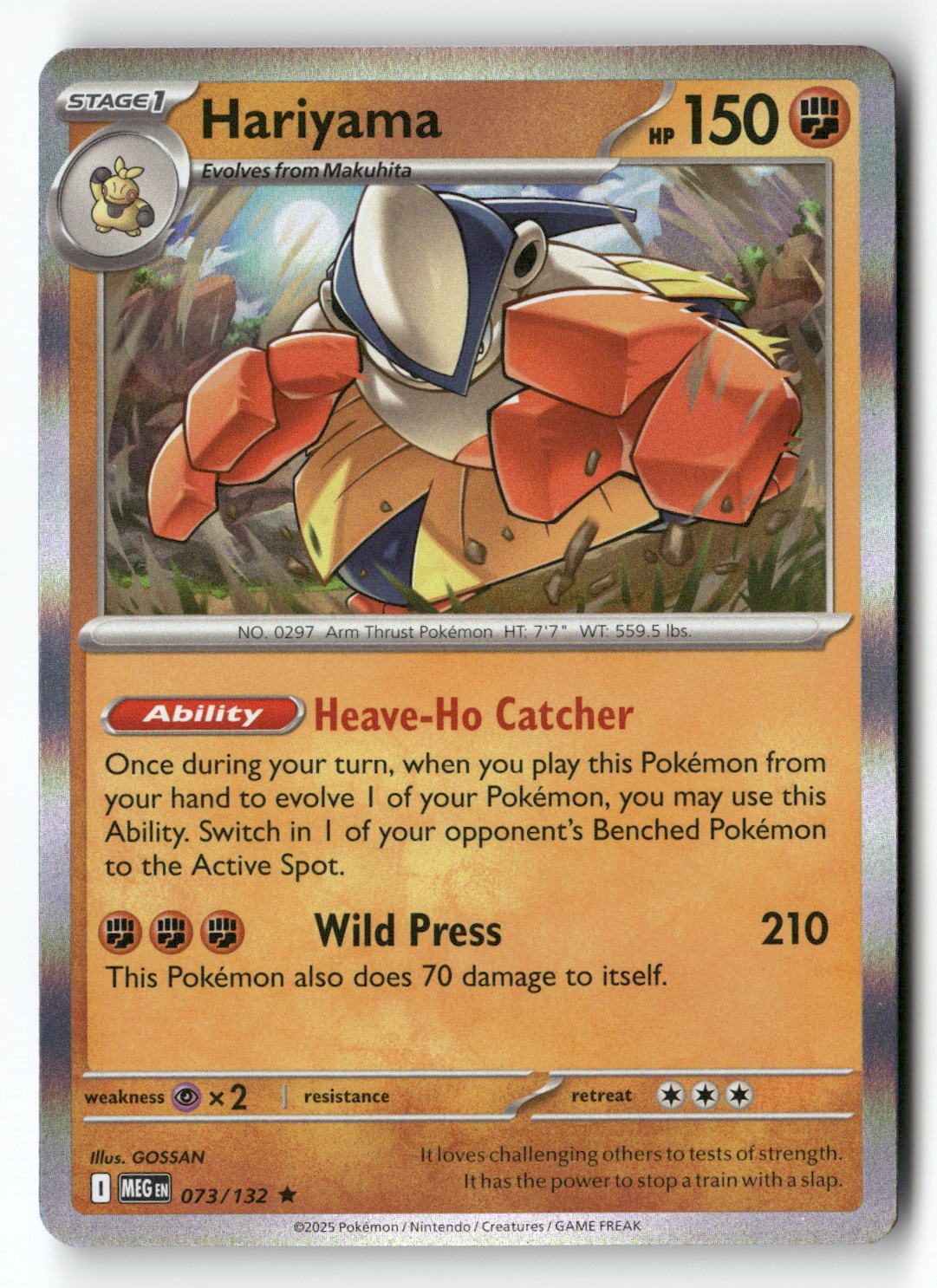 Hariyama | Near Mint / English / Holofoil