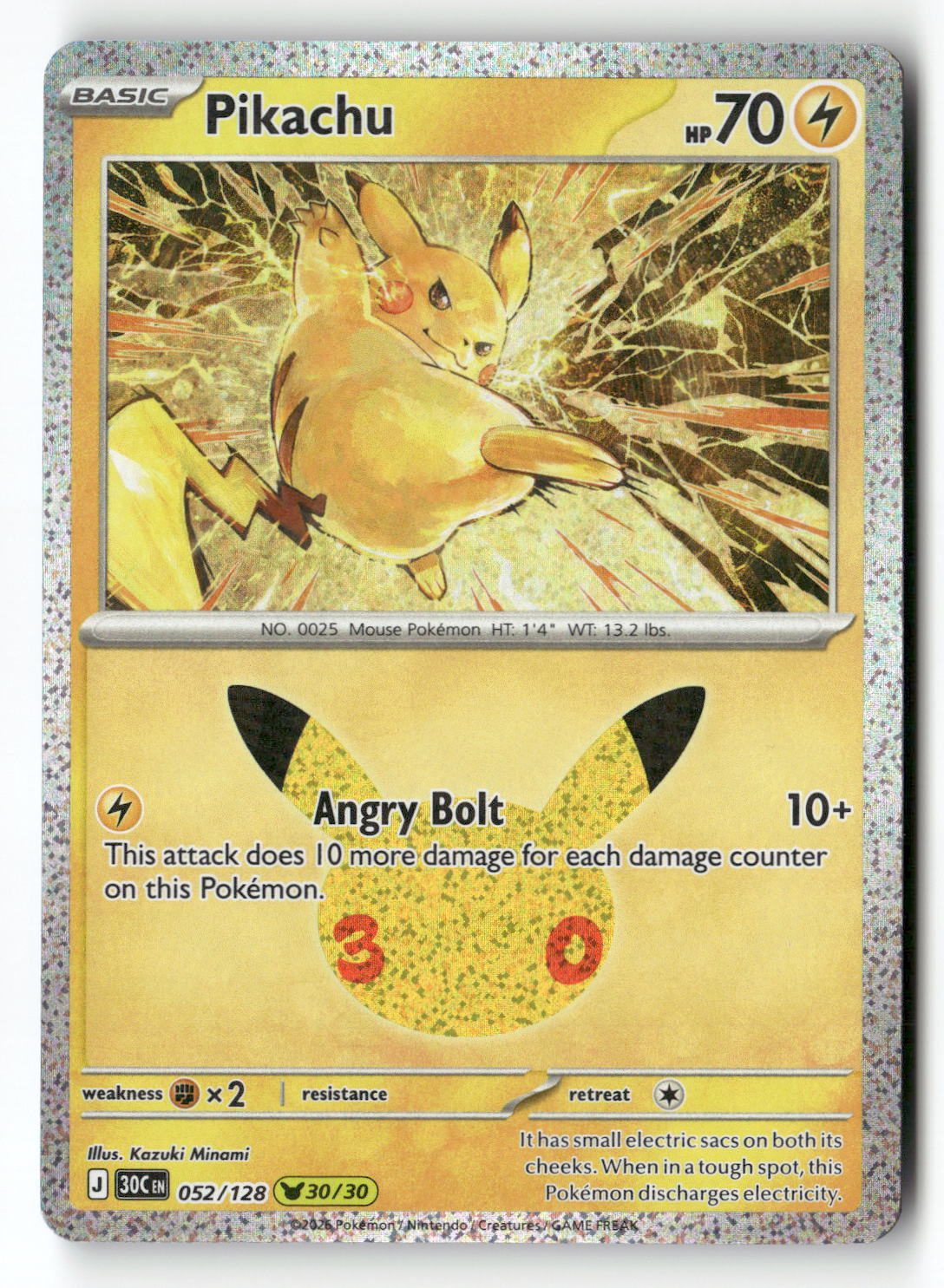 Pikachu - 052/128