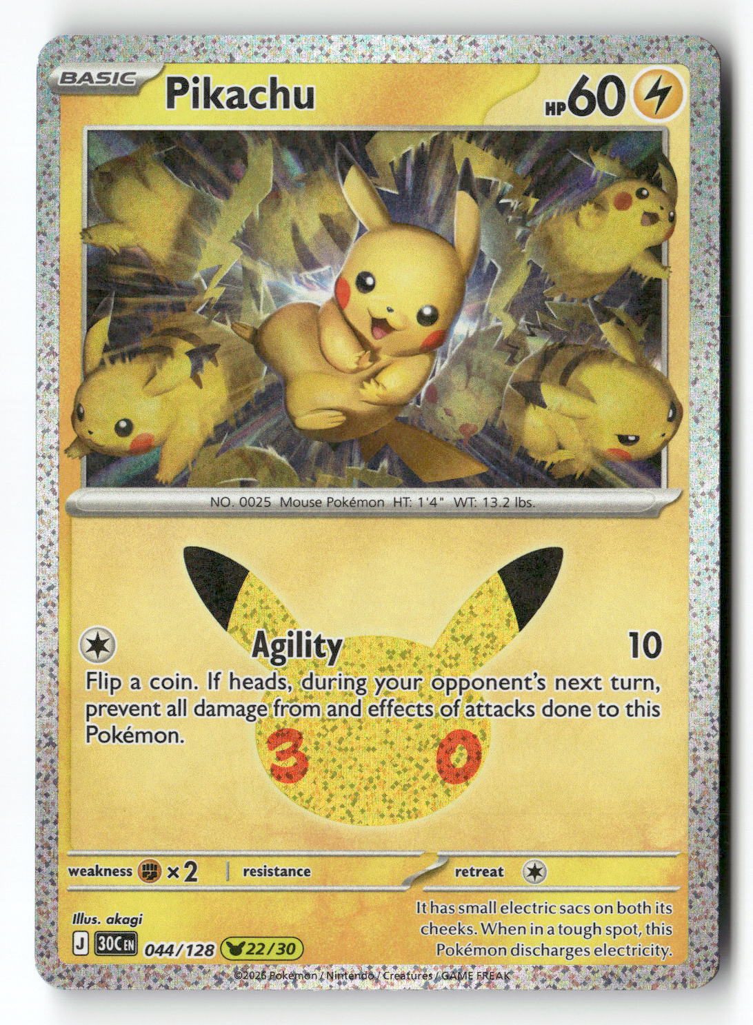 Pikachu - 044/128