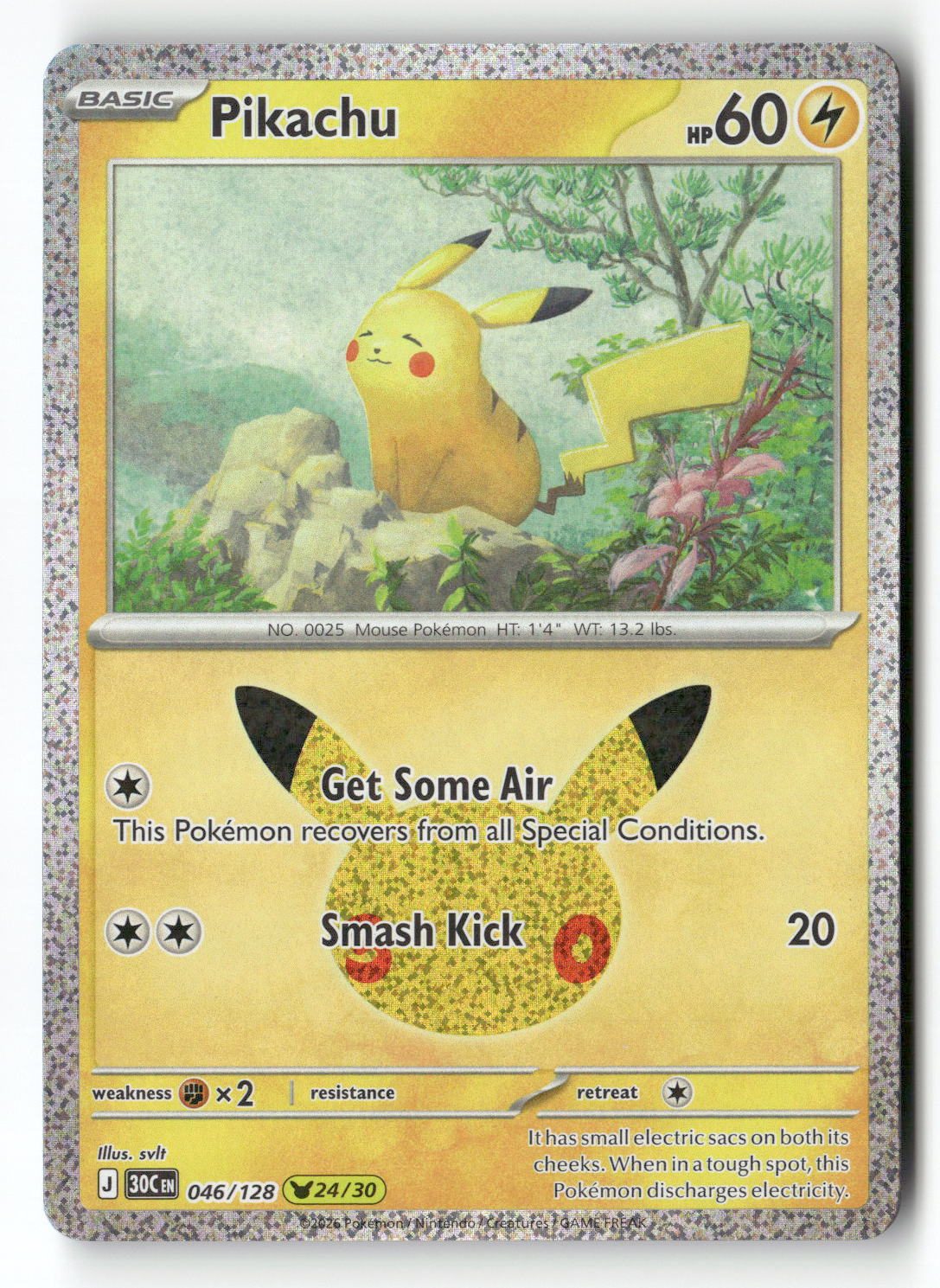 Pikachu - 046/128 | Near Mint / English / Holofoil