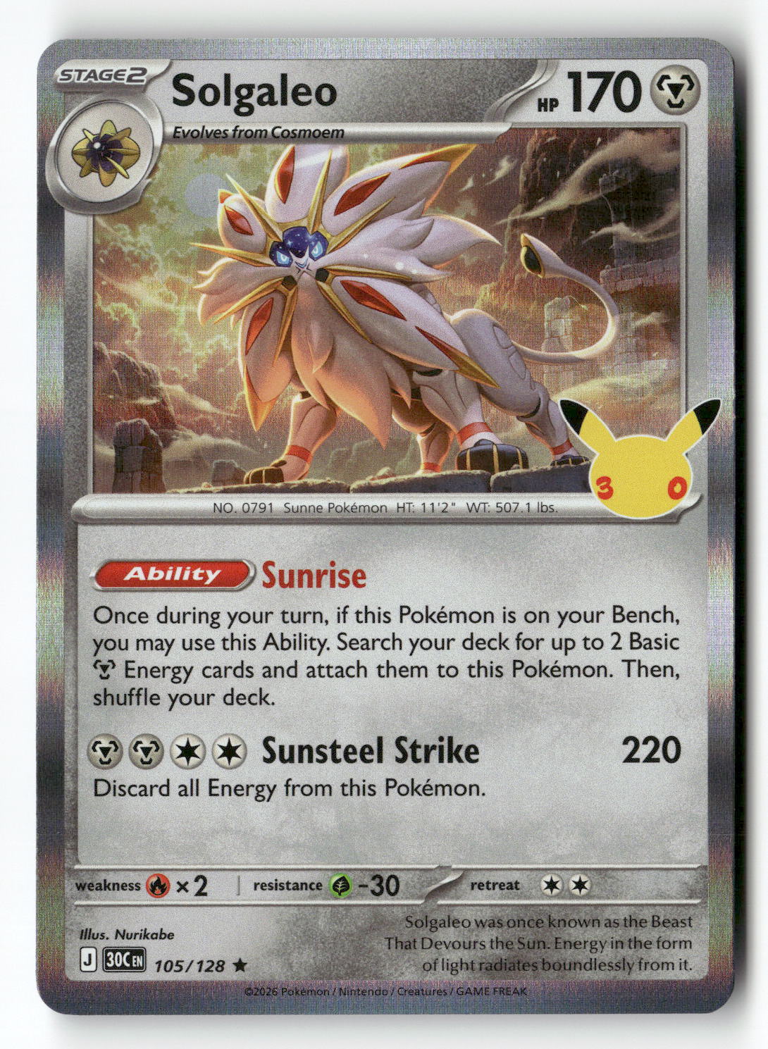 Solgaleo | Near Mint / English / Holofoil