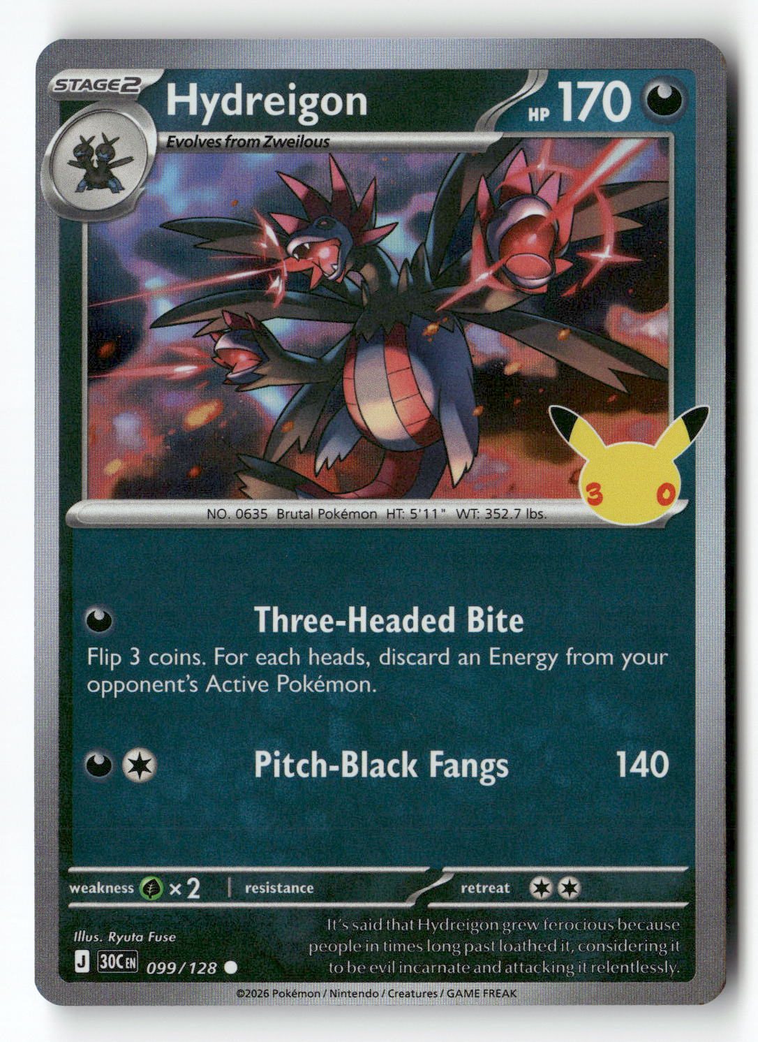 Hydreigon | Near Mint / English / Holofoil