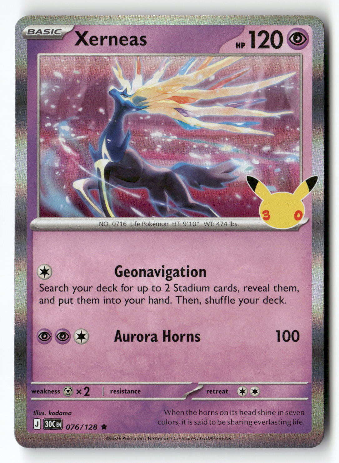 Xerneas | Near Mint / English / Holofoil