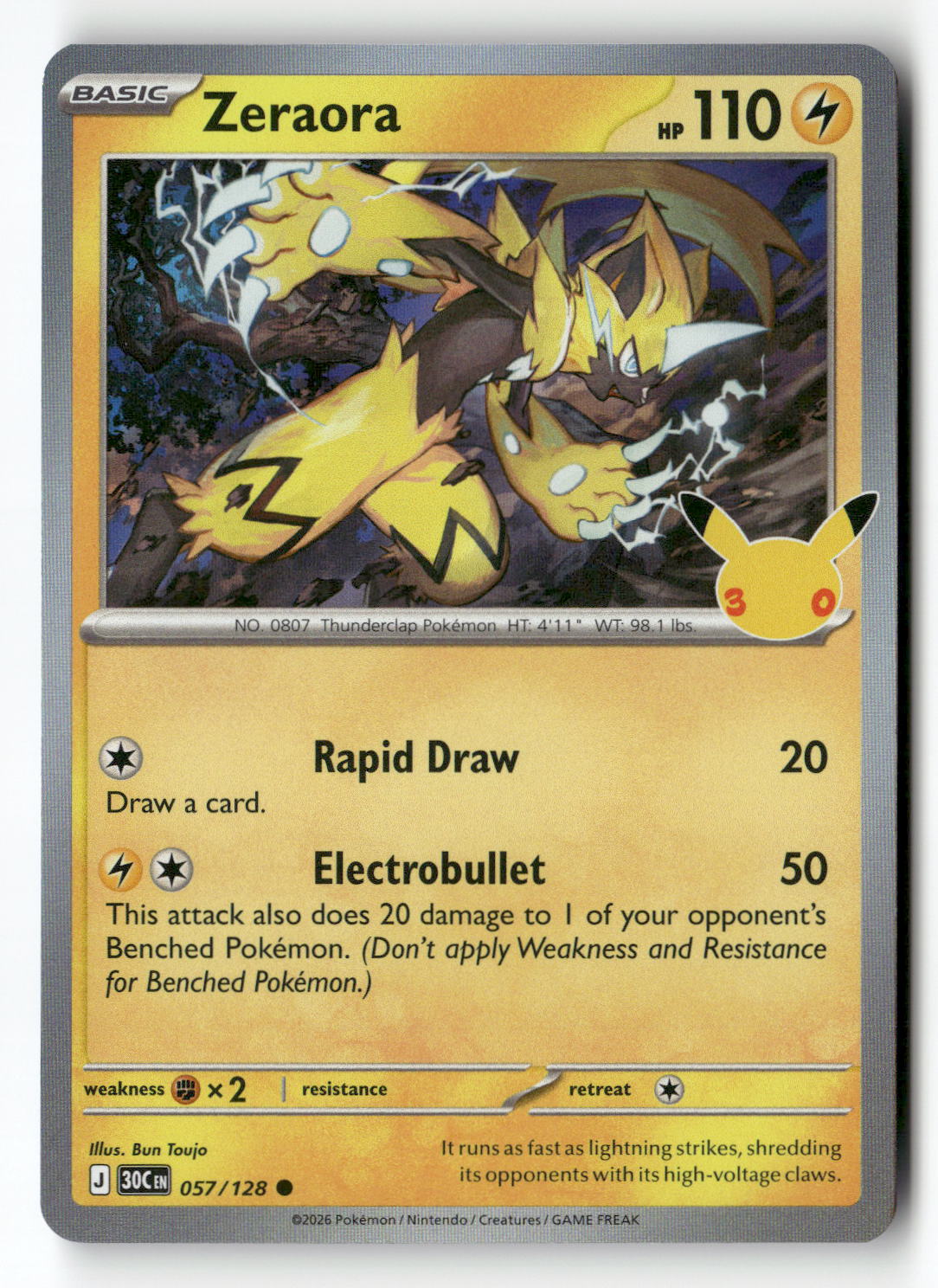 Zeraora | Near Mint / English / Holofoil