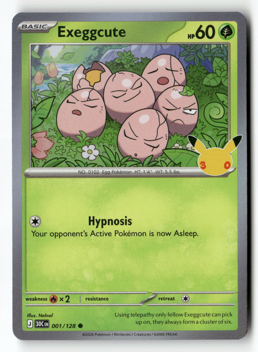 Exeggcute | Near Mint / English / Holofoil