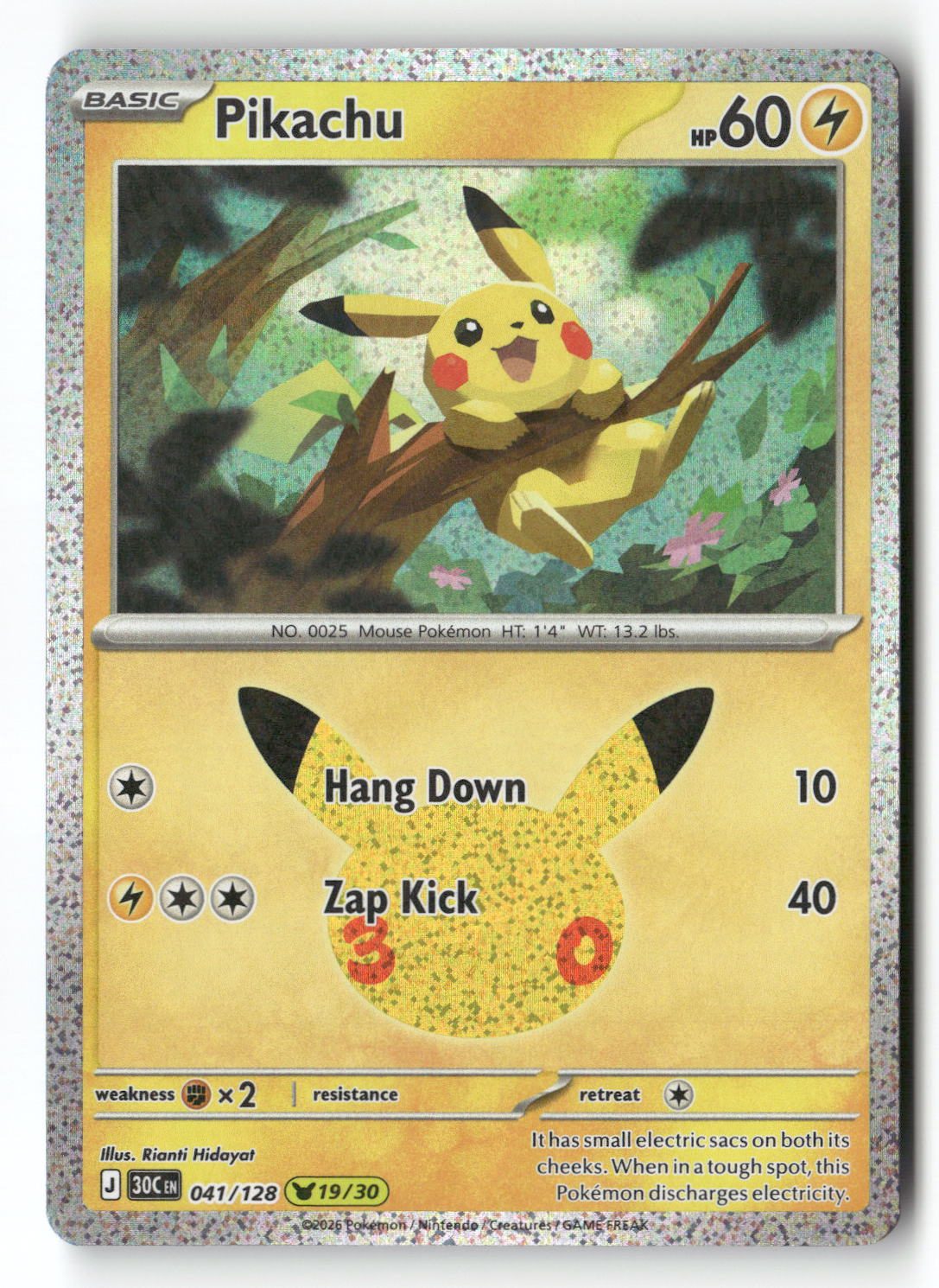 Pikachu - 041/128