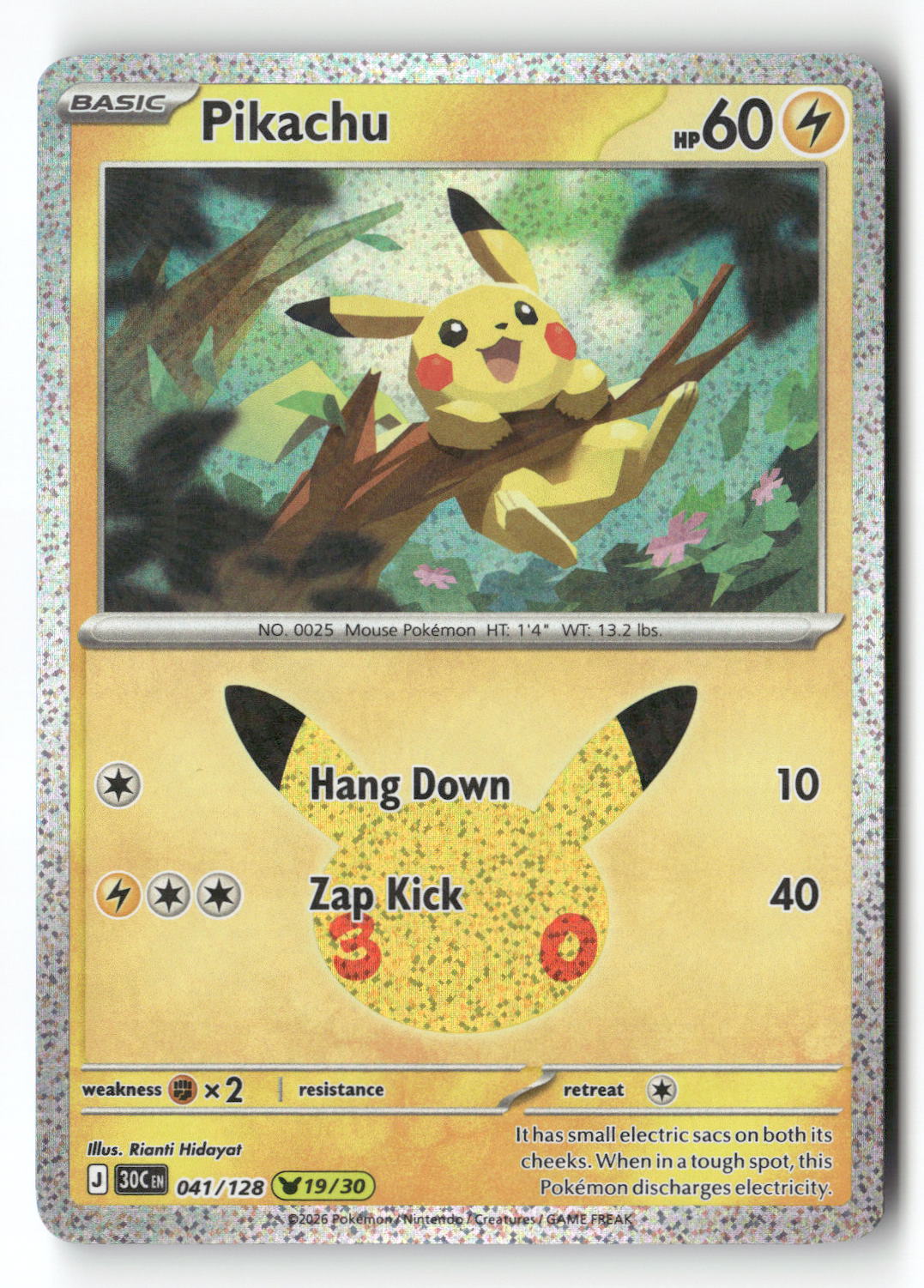 Pikachu - 041/128