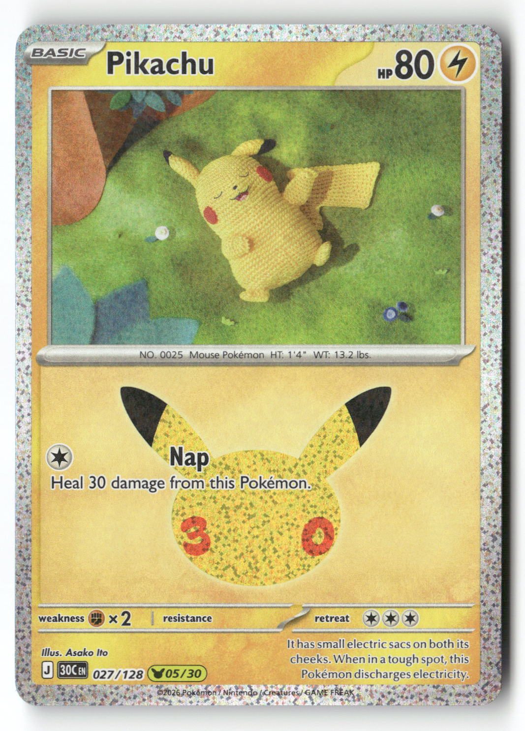 Pikachu - 027/128