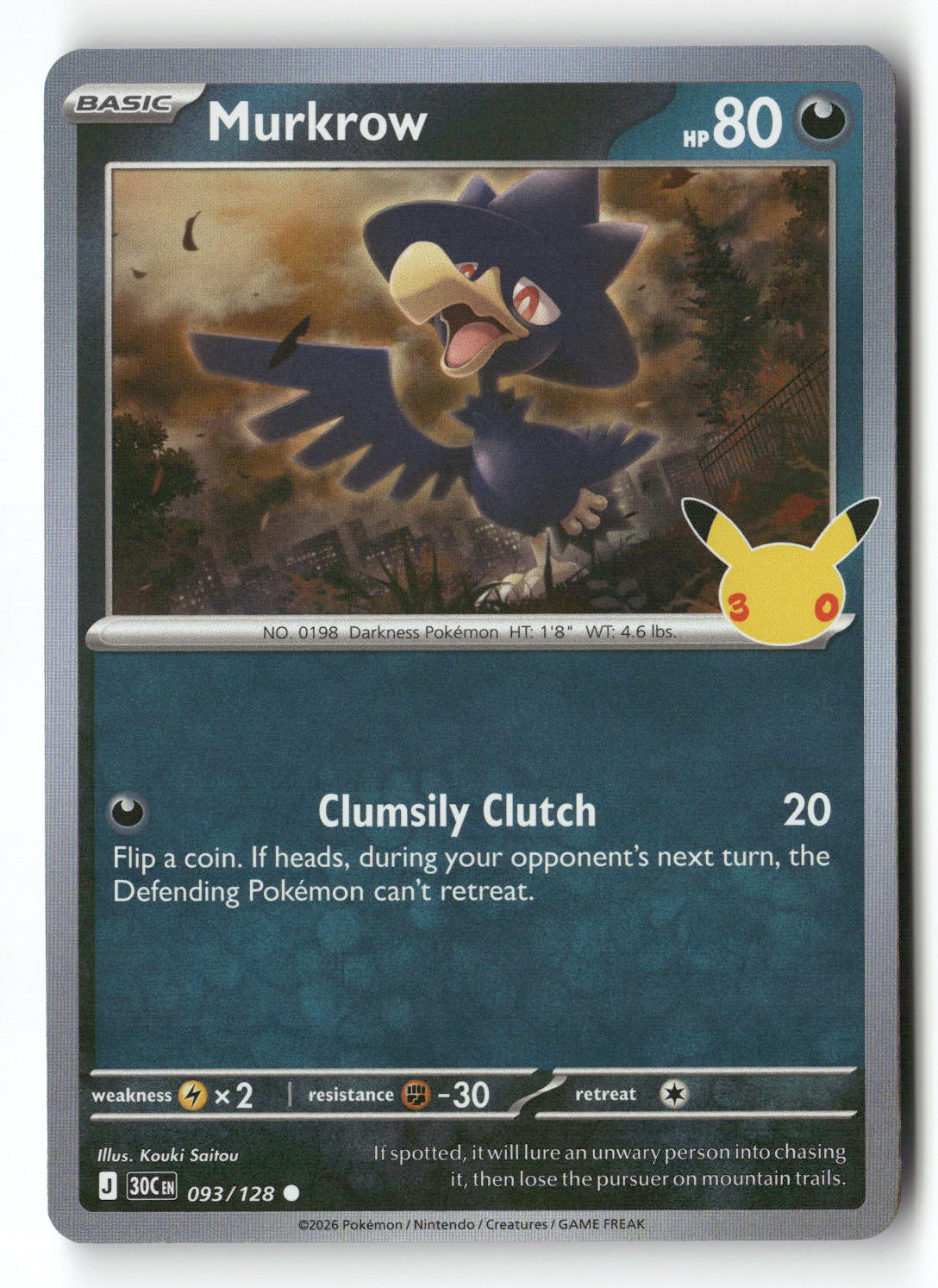 Murkrow | Near Mint / English / Holofoil