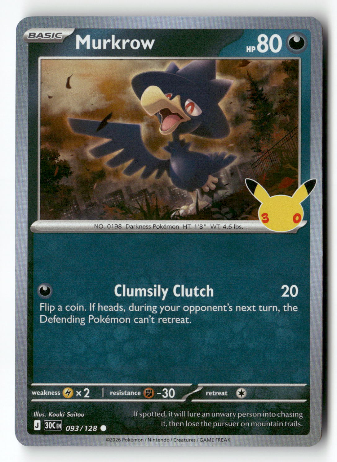 Murkrow | Near Mint / English / Holofoil