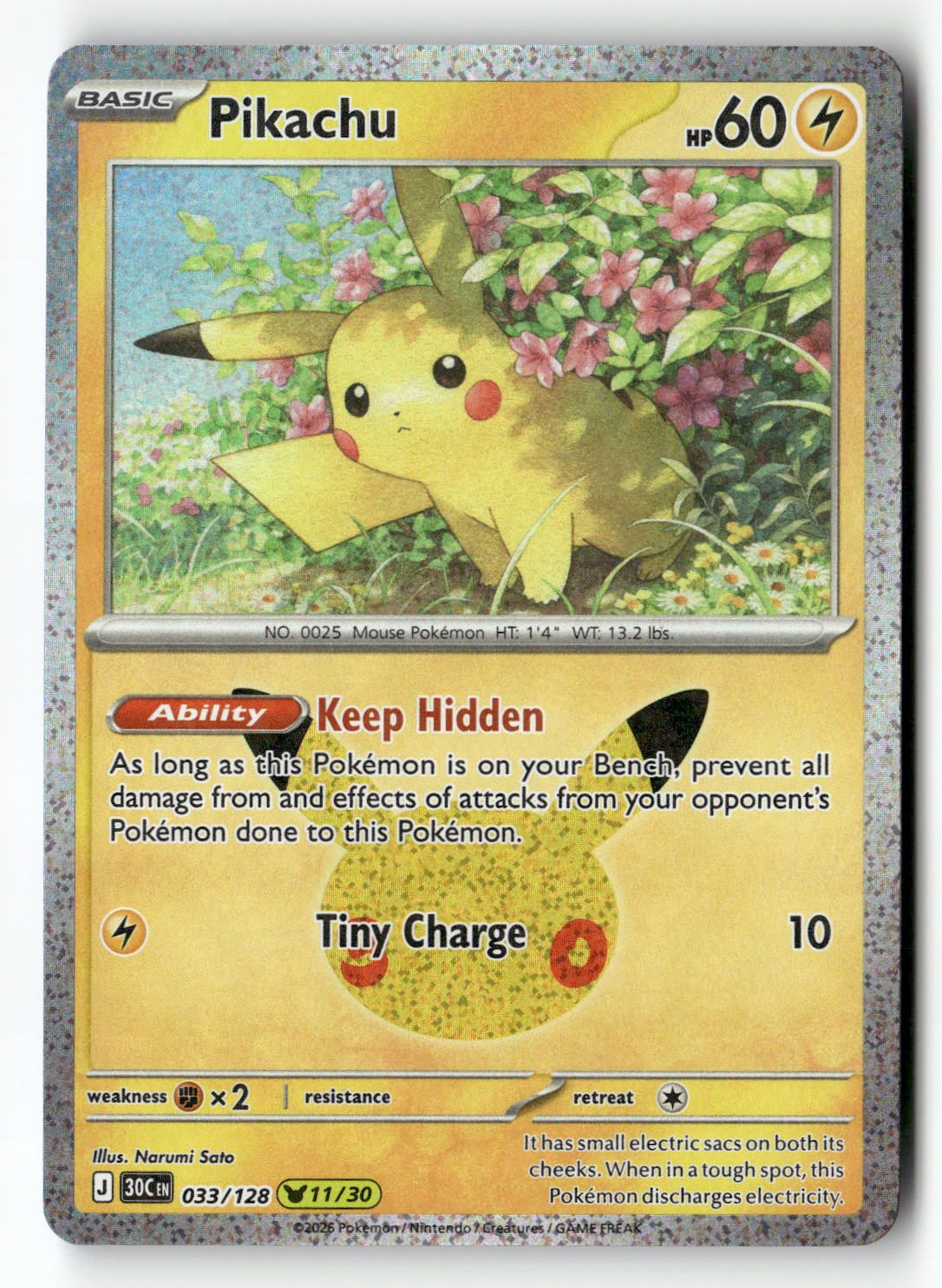 Pikachu - 033/128