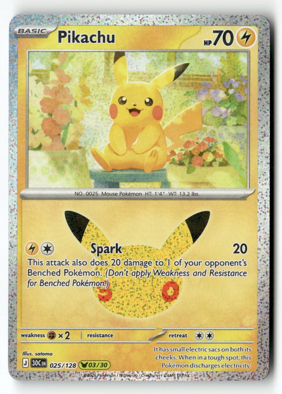 Pikachu - 025/128 | Near Mint / English / Holofoil
