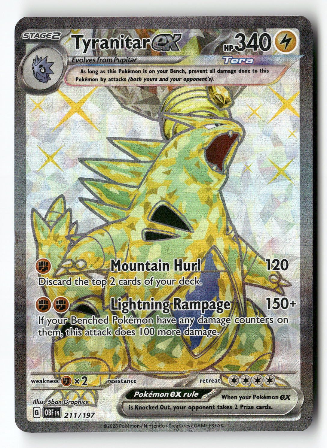 Tyranitar ex - 211/197