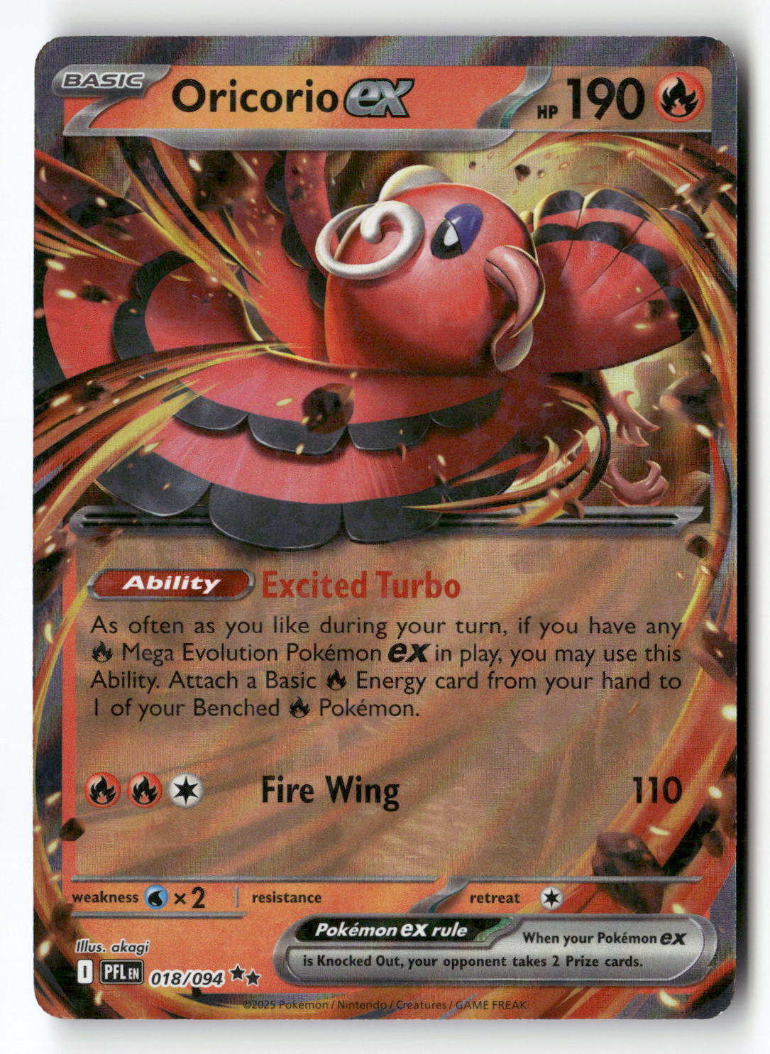 Oricorio ex - 018/094