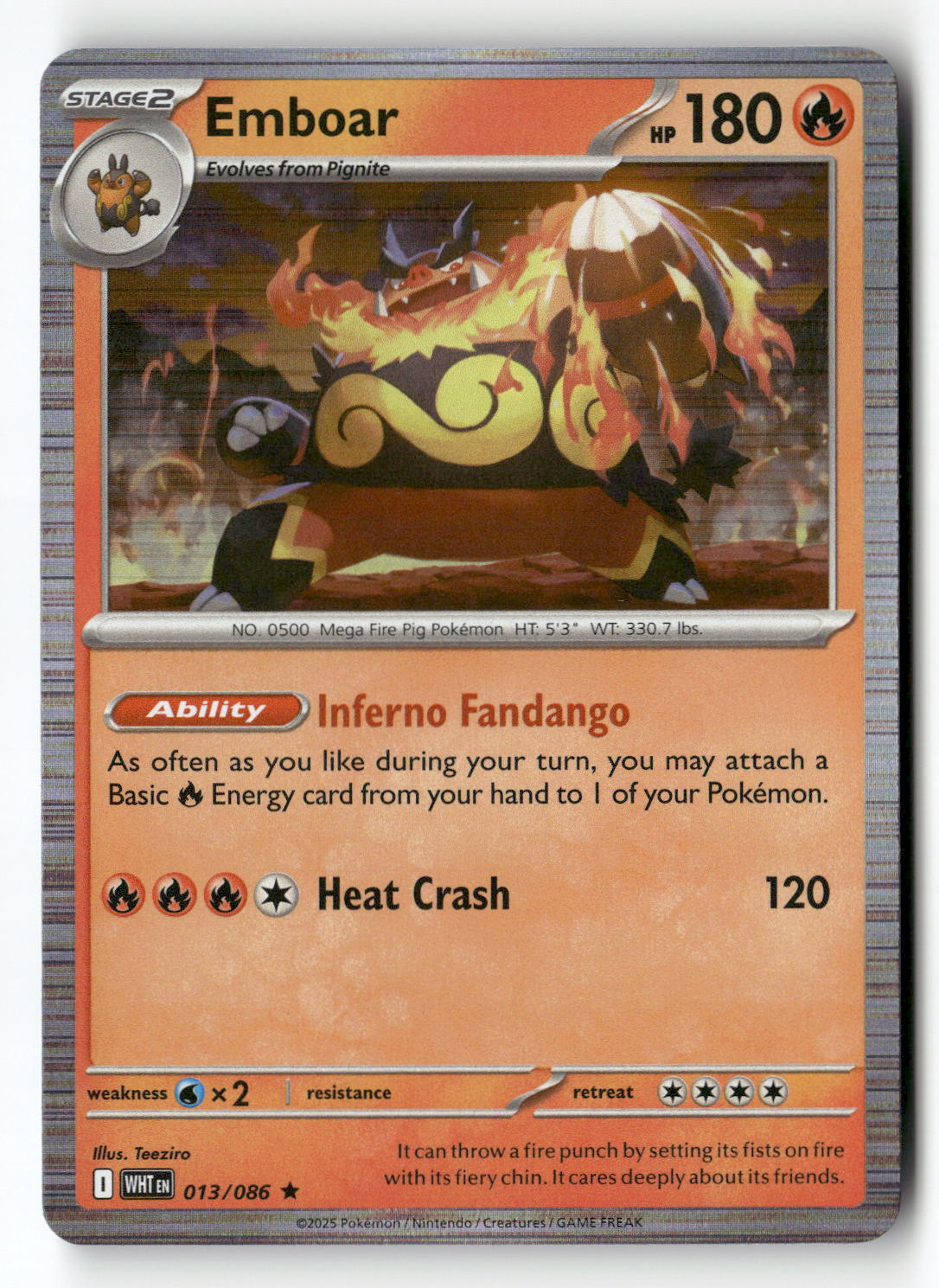 Emboar | Near Mint / English / Holofoil