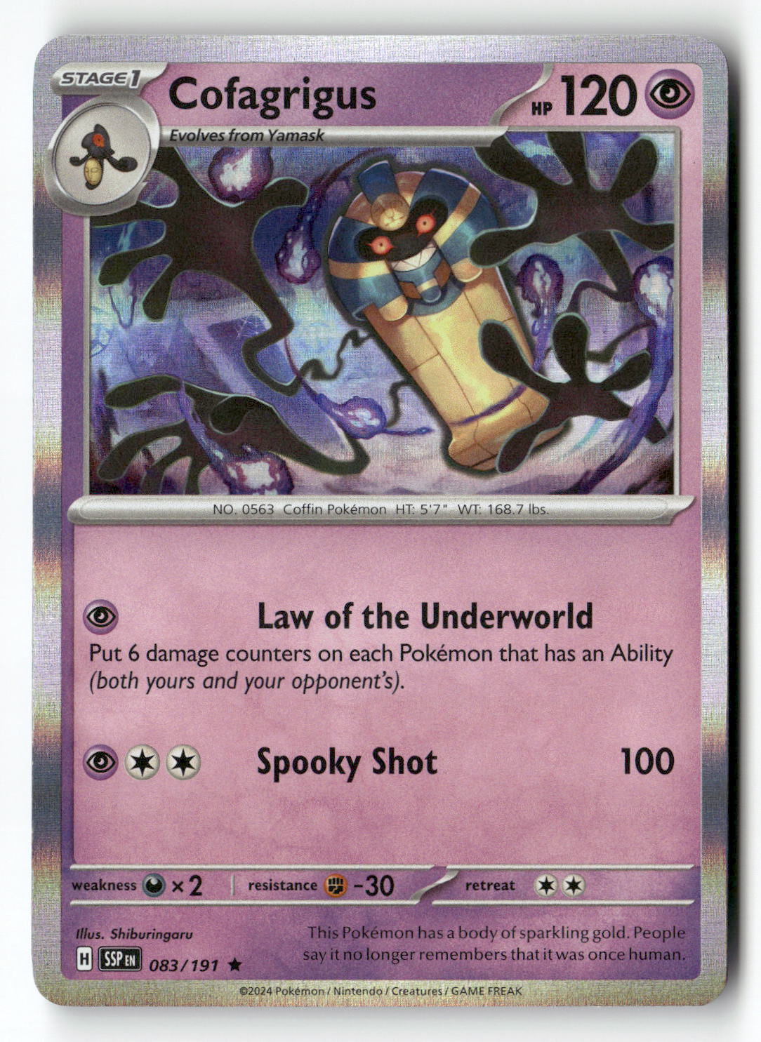 Cofagrigus | Near Mint / English / Holofoil