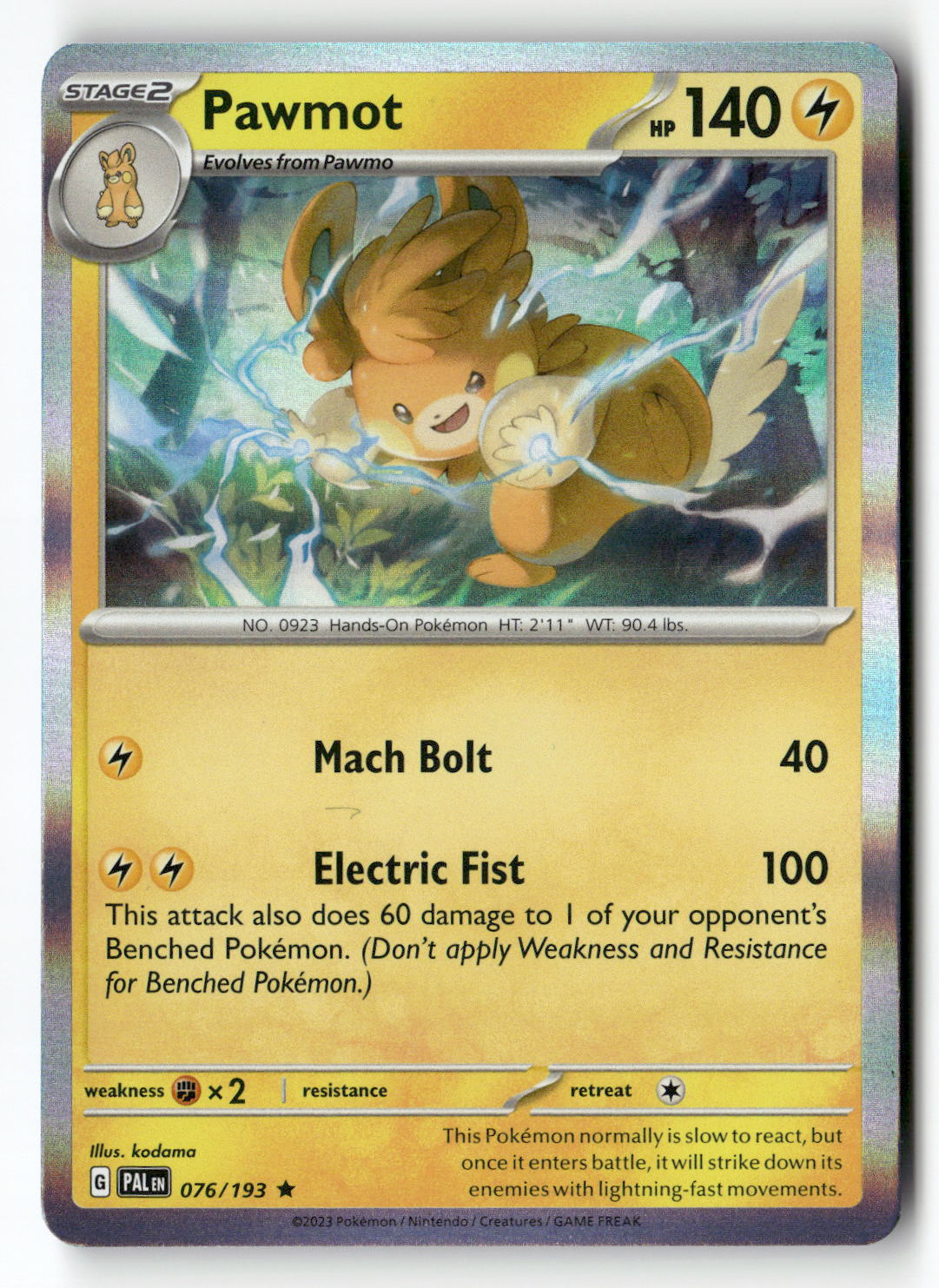 Pawmot | Near Mint / English / Holofoil