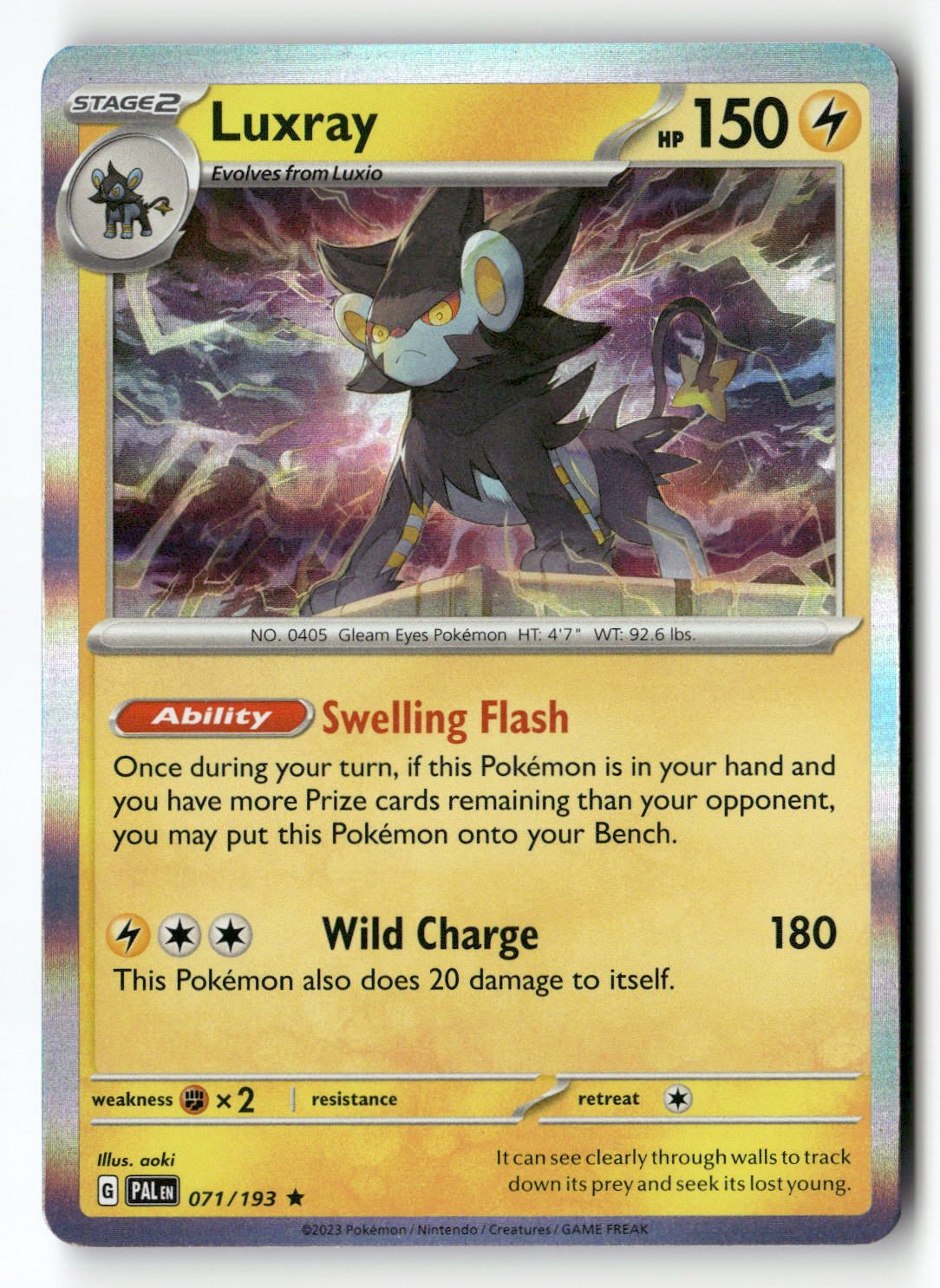 Luxray | Near Mint / English / Holofoil